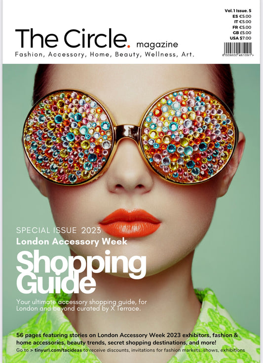 As Featured In The Circle Magazine For London Accessory Week 2023!