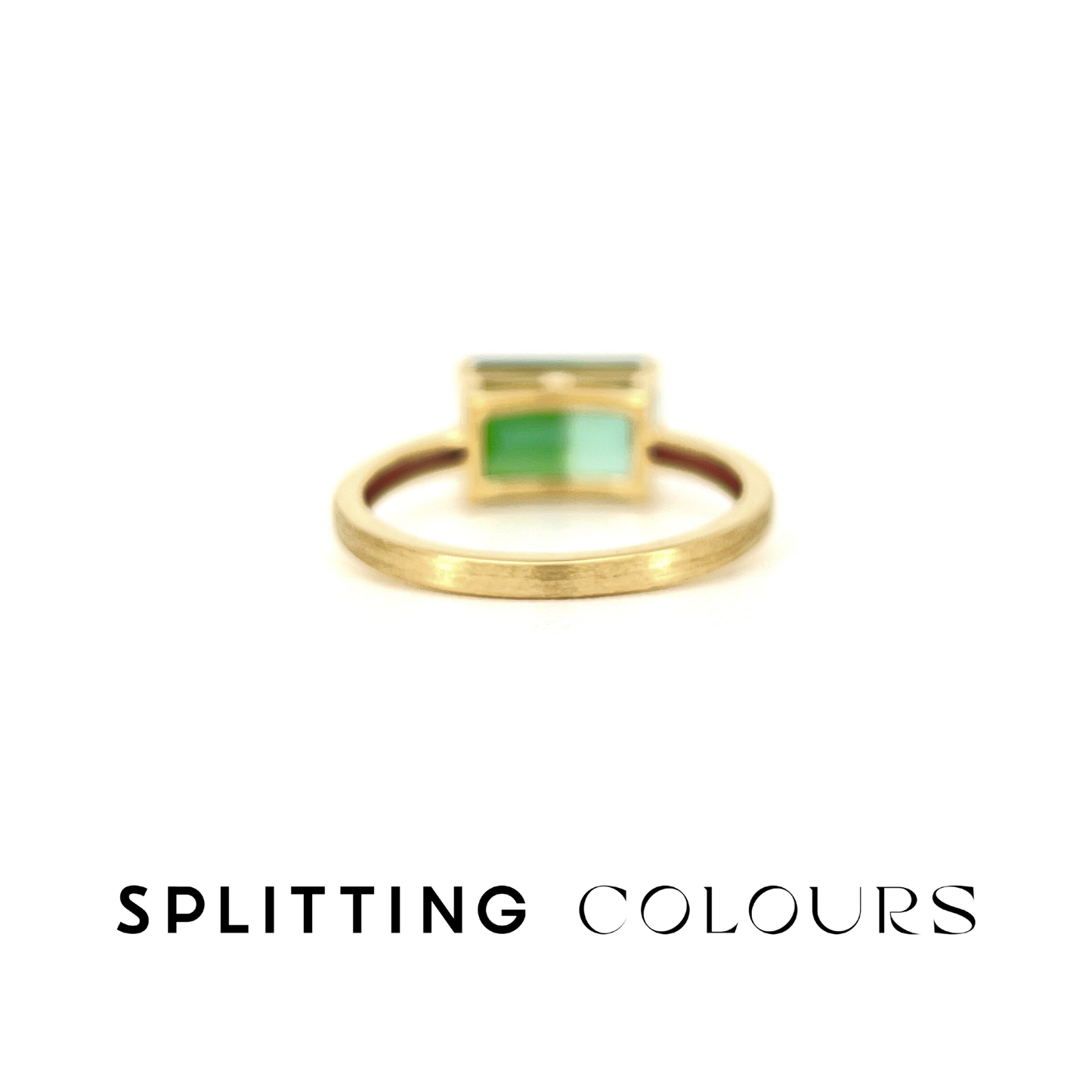 The Classic Ring - 2.43ct Summer Sky & Forest Green Tourmaline