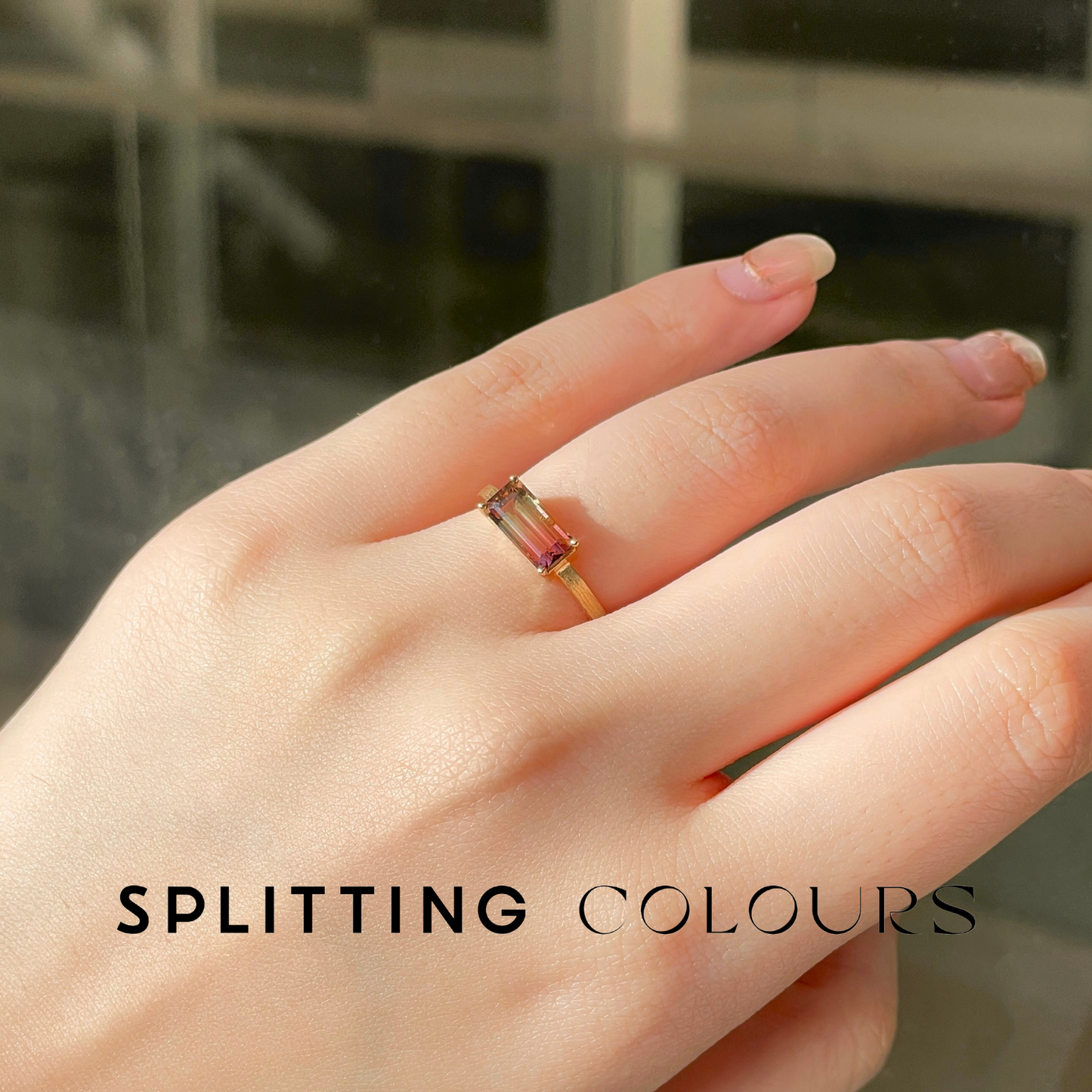 The Classic Ring - 1.64ct Watermelon Tourmaline