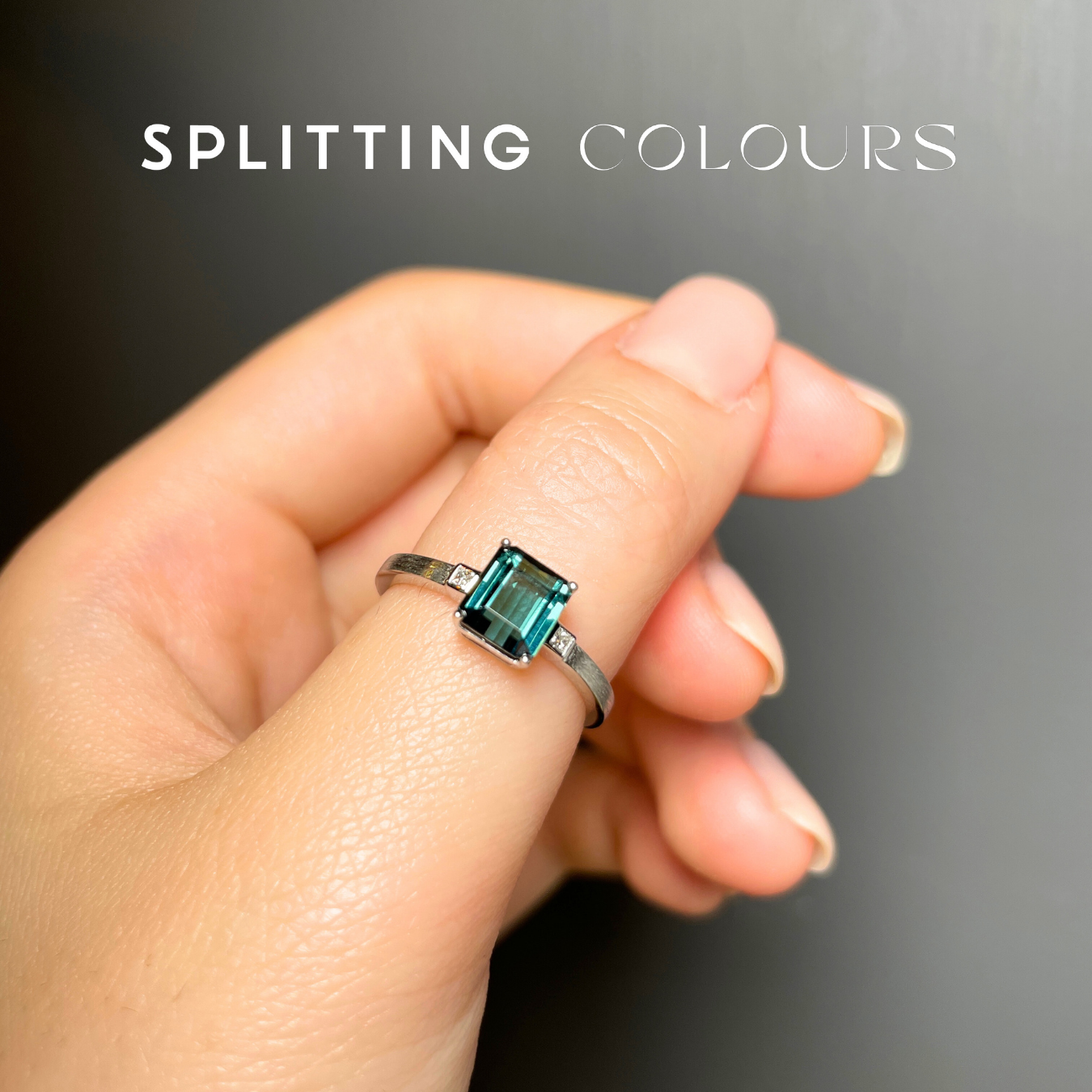 The Classic Ring - 1.36ct Indicolite Tourmaline with Diamonds