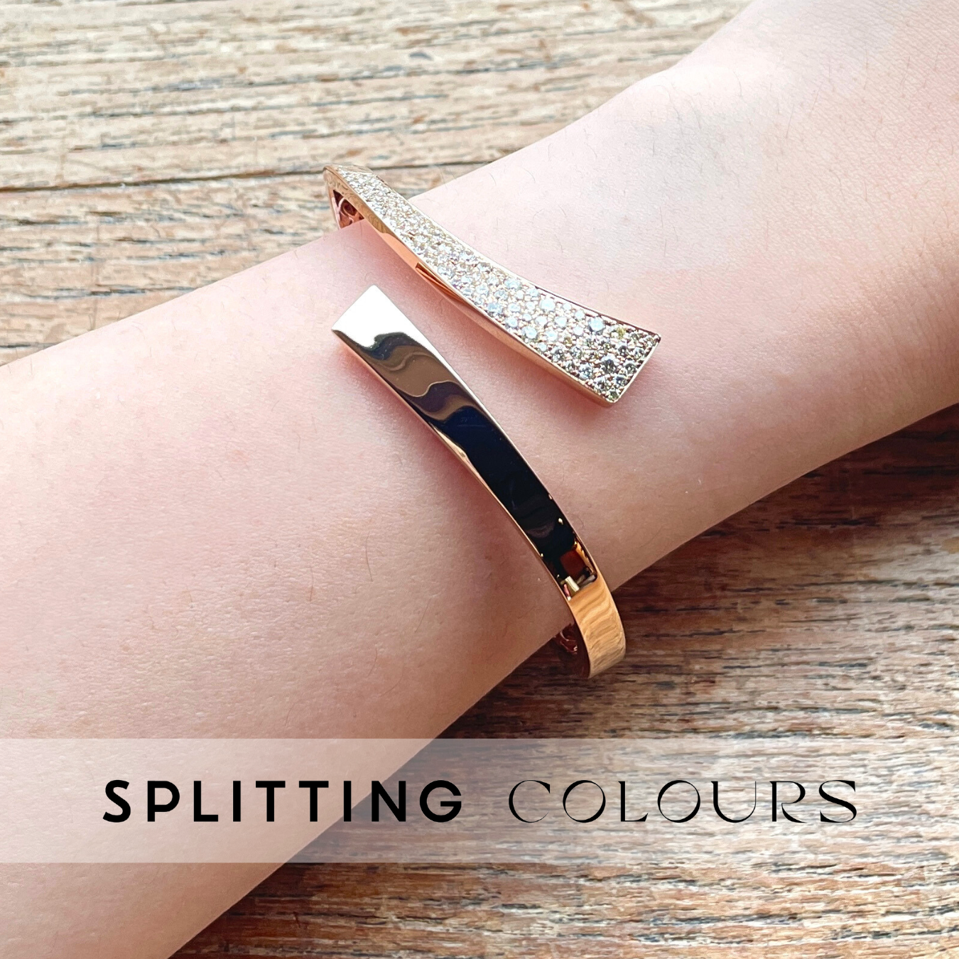 Beyond Tourmalines - 1.76ct Diamond Ribbon Bangle