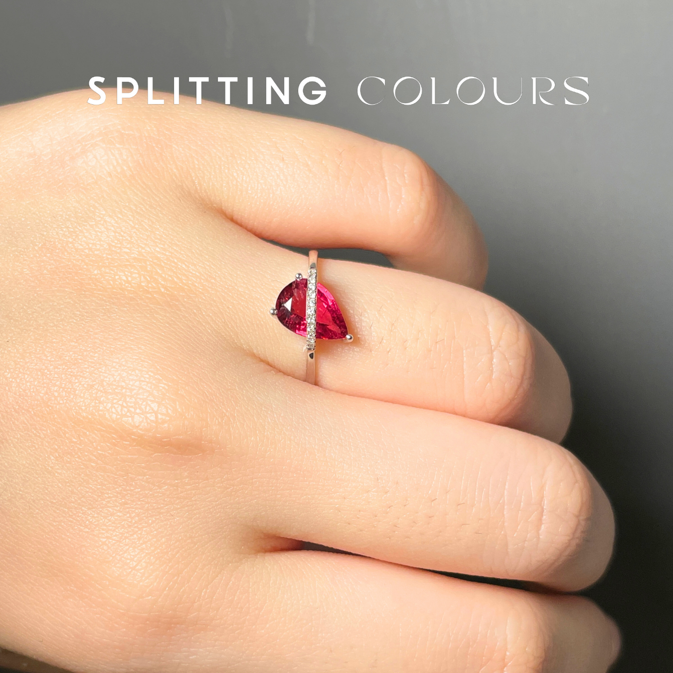 The Traverse Ring - 1.35ct Rubellite Tourmaline