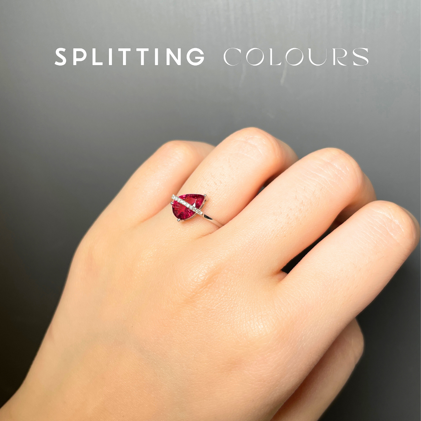 The Traverse Ring - 1.35ct Rubellite Tourmaline