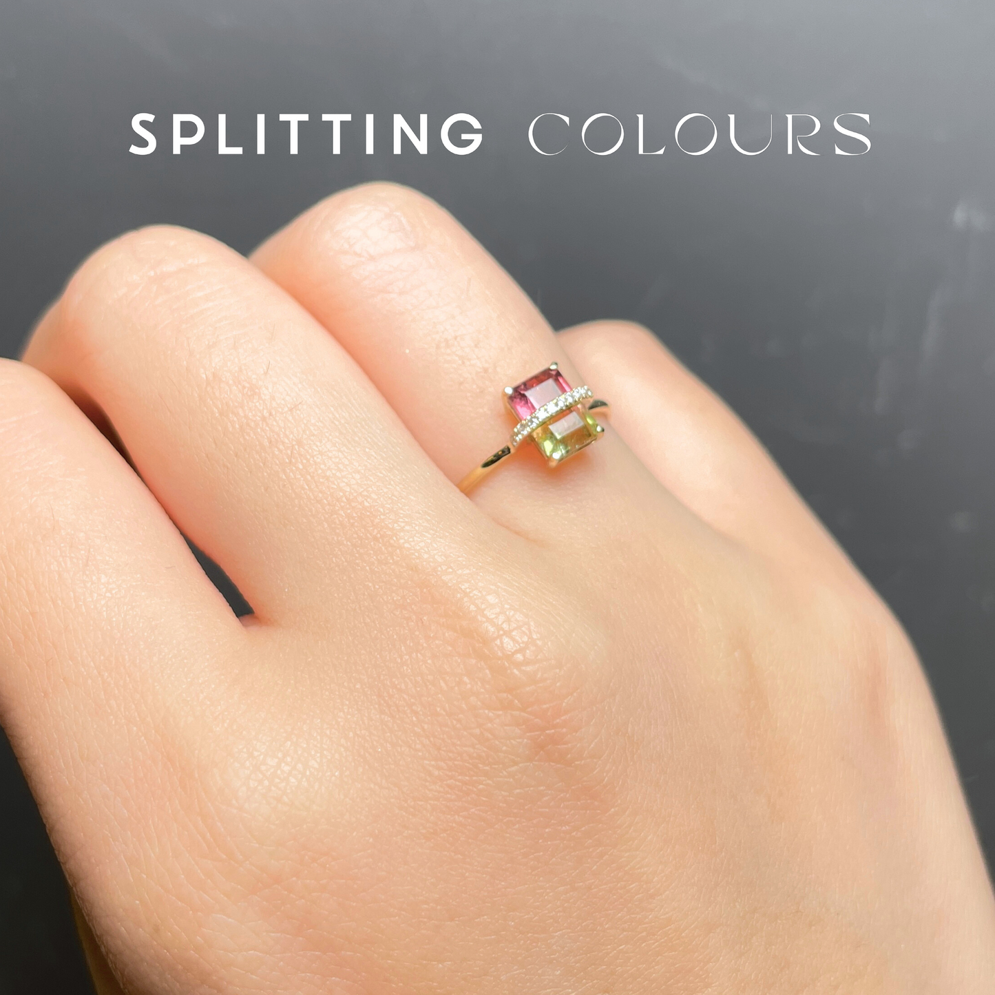 The Traverse Ring - 1.11ct Watermelon Tourmaline