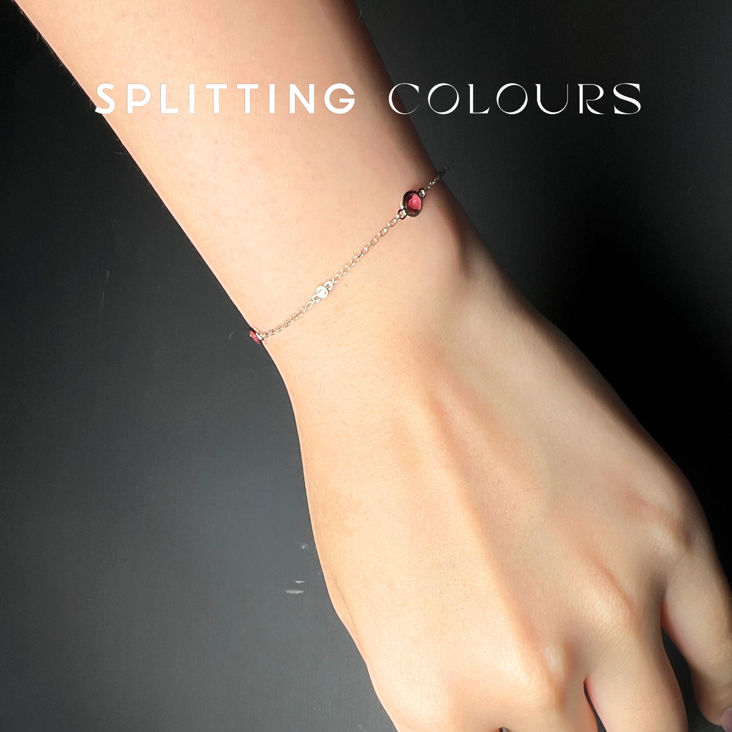 The Twinkle Bracelet with Diamonds - Pink Tourmalines