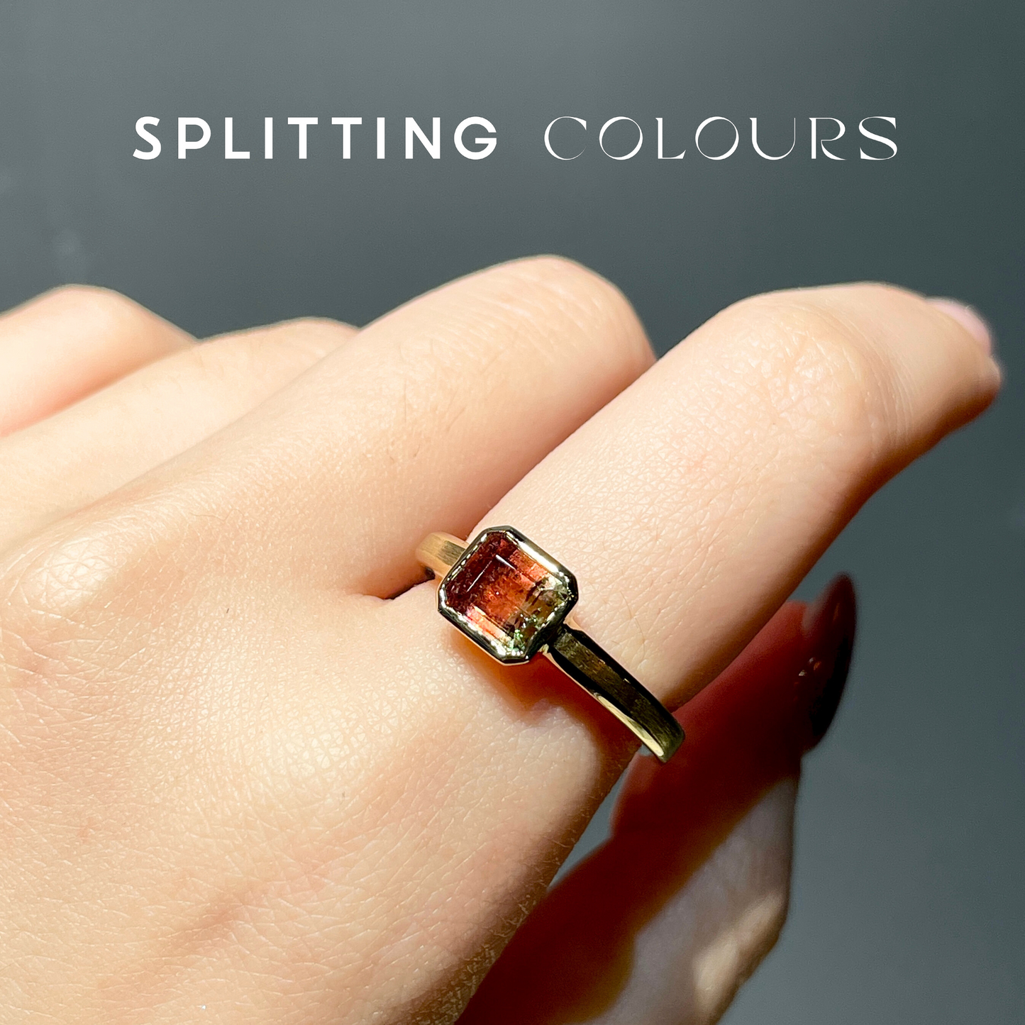 The Fusion Ring - 1.89ct Watermelon Tourmaline