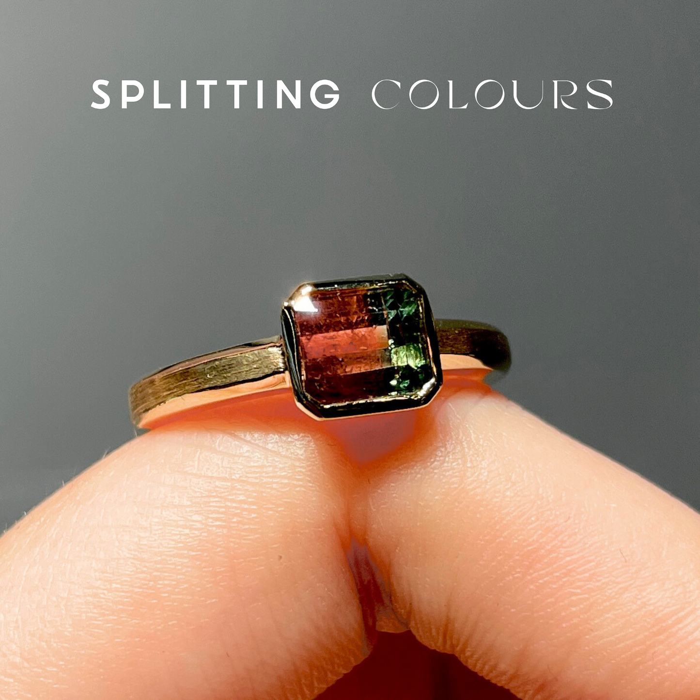 The Fusion Ring - 1.89ct Watermelon Tourmaline