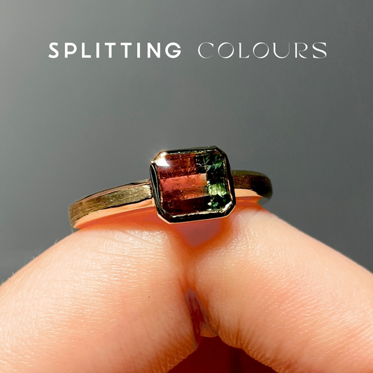 The Fusion Ring - 1.89ct Watermelon Tourmaline