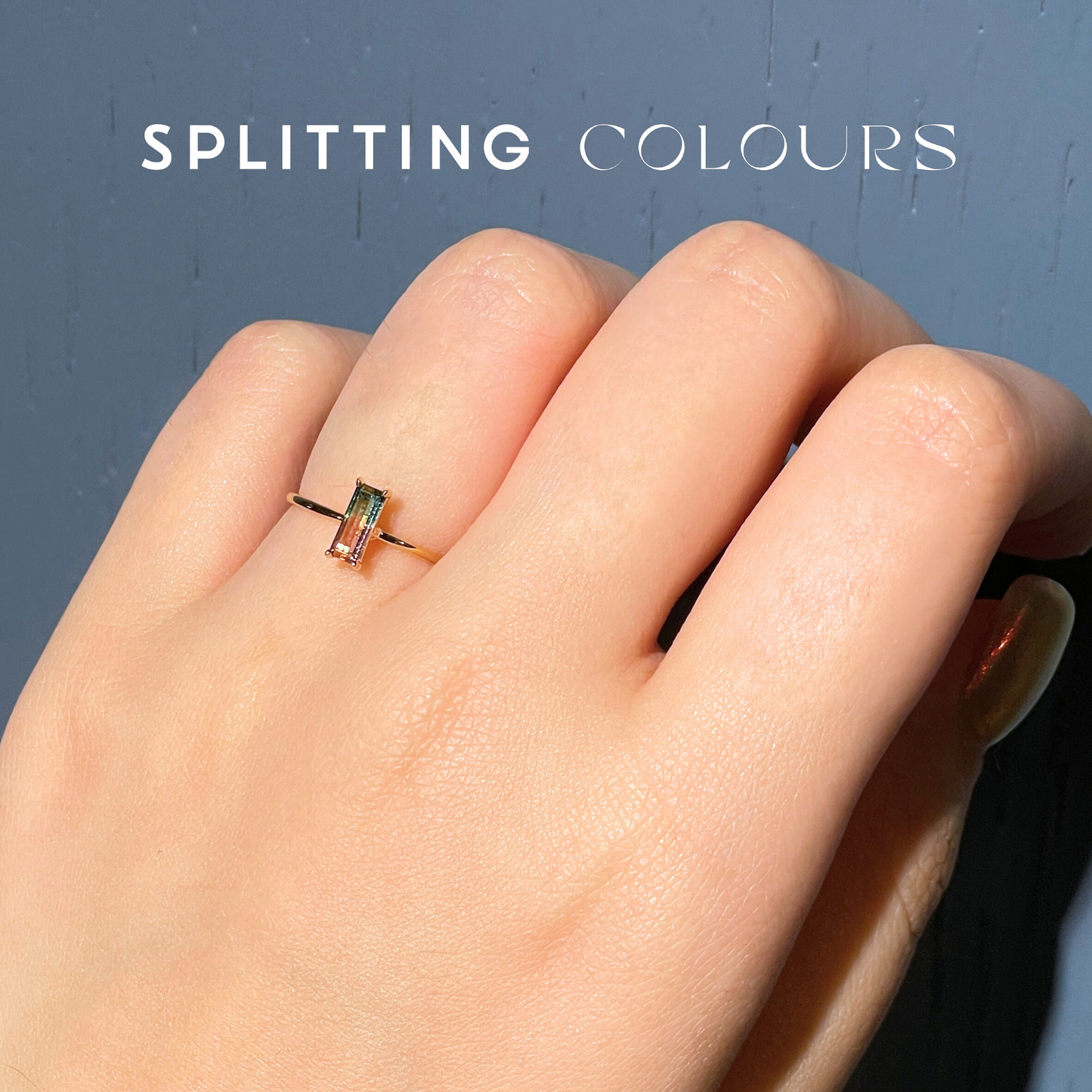 The Petite Ring - 0.30ct Watermelon Tourmaline