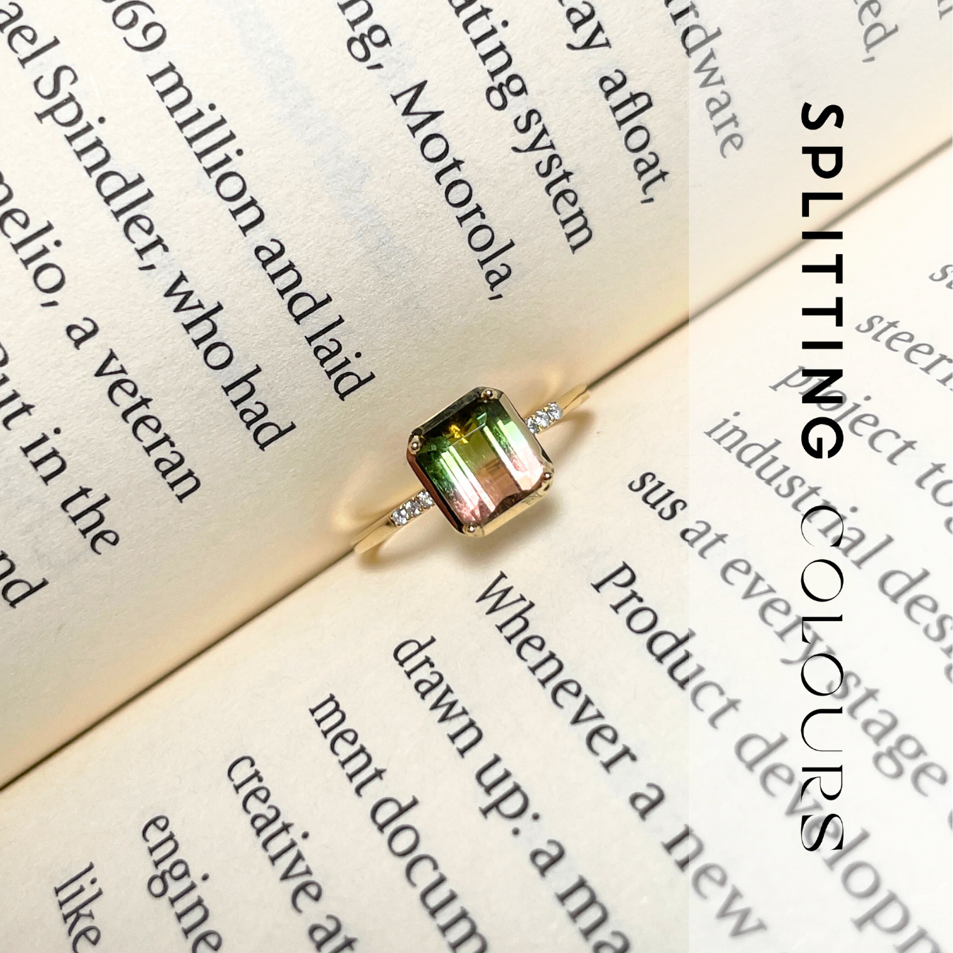 The Fusion Ring - 1.28ct Watermelon Tourmaline