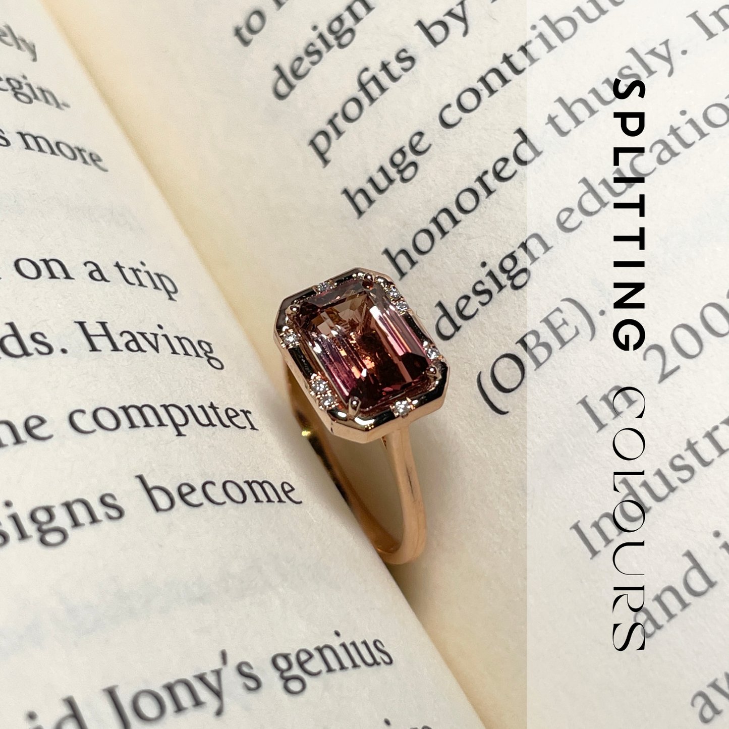 The Fusion Ring - 2.11ct Gradient Rose Vale Pink Tourmaline