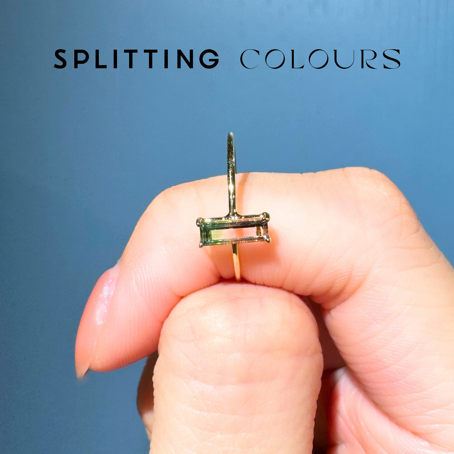 The Petite Ring - 0.34ct Watermelon Tourmaline