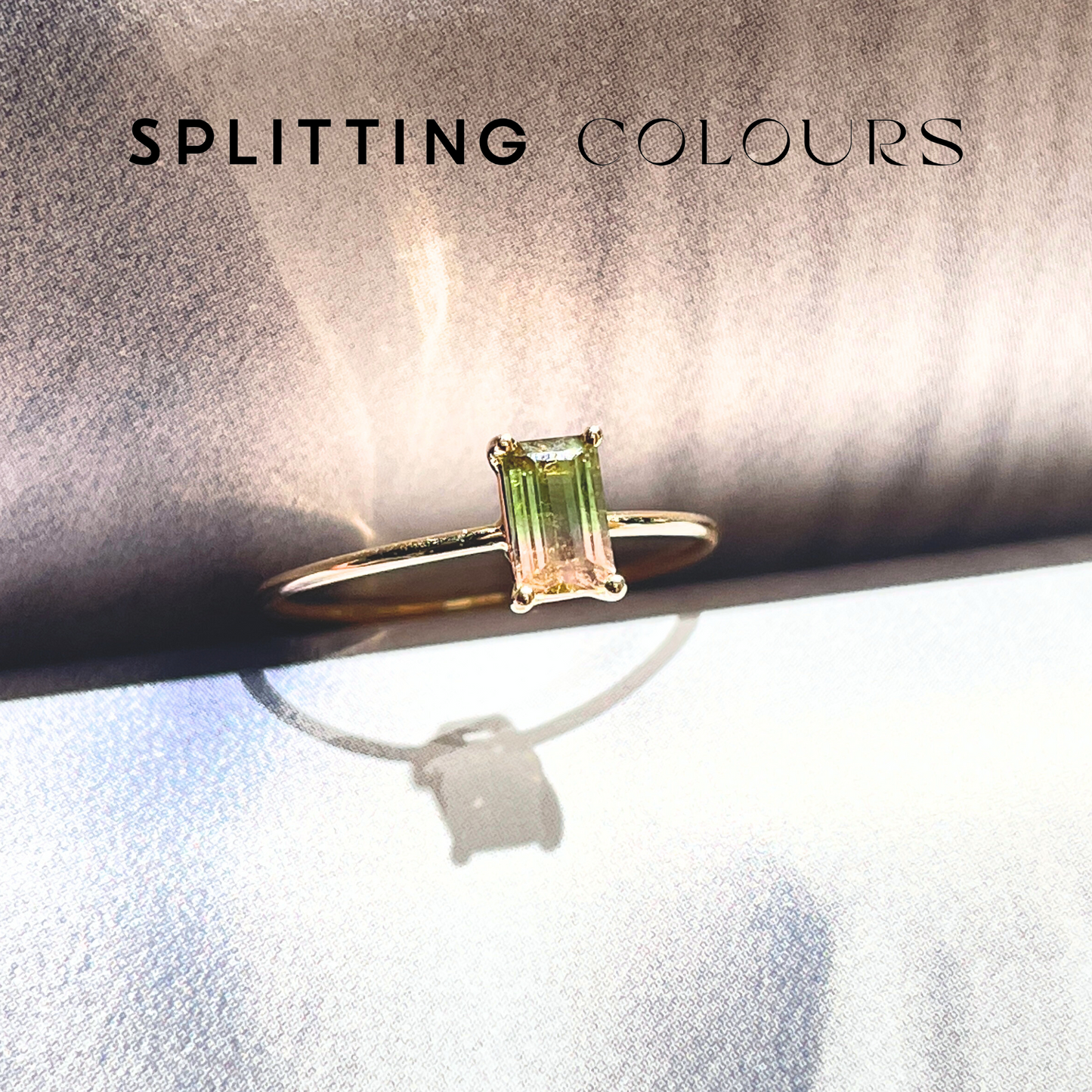 The Petite Ring - 0.43ct Watermelon Tourmaline