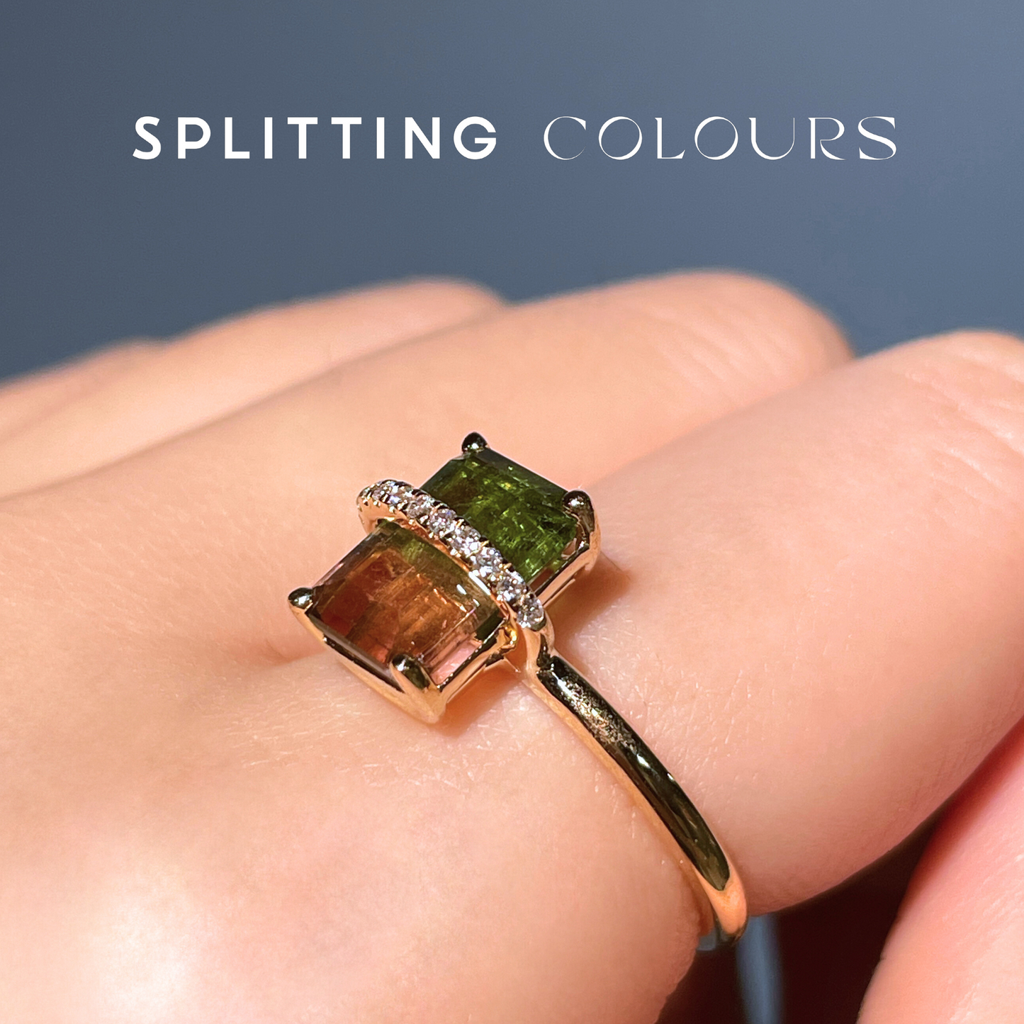 The Traverse Ring - 3.25ct Watermelon Tourmaline