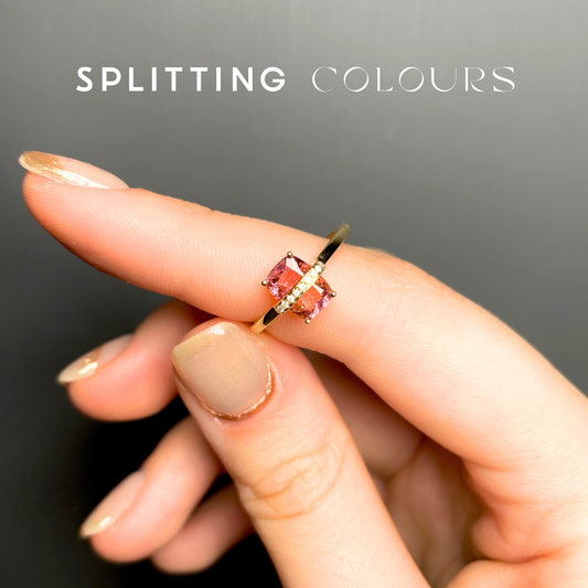 The Traverse Ring - 1.27ct Sweet Pink Tourmaline