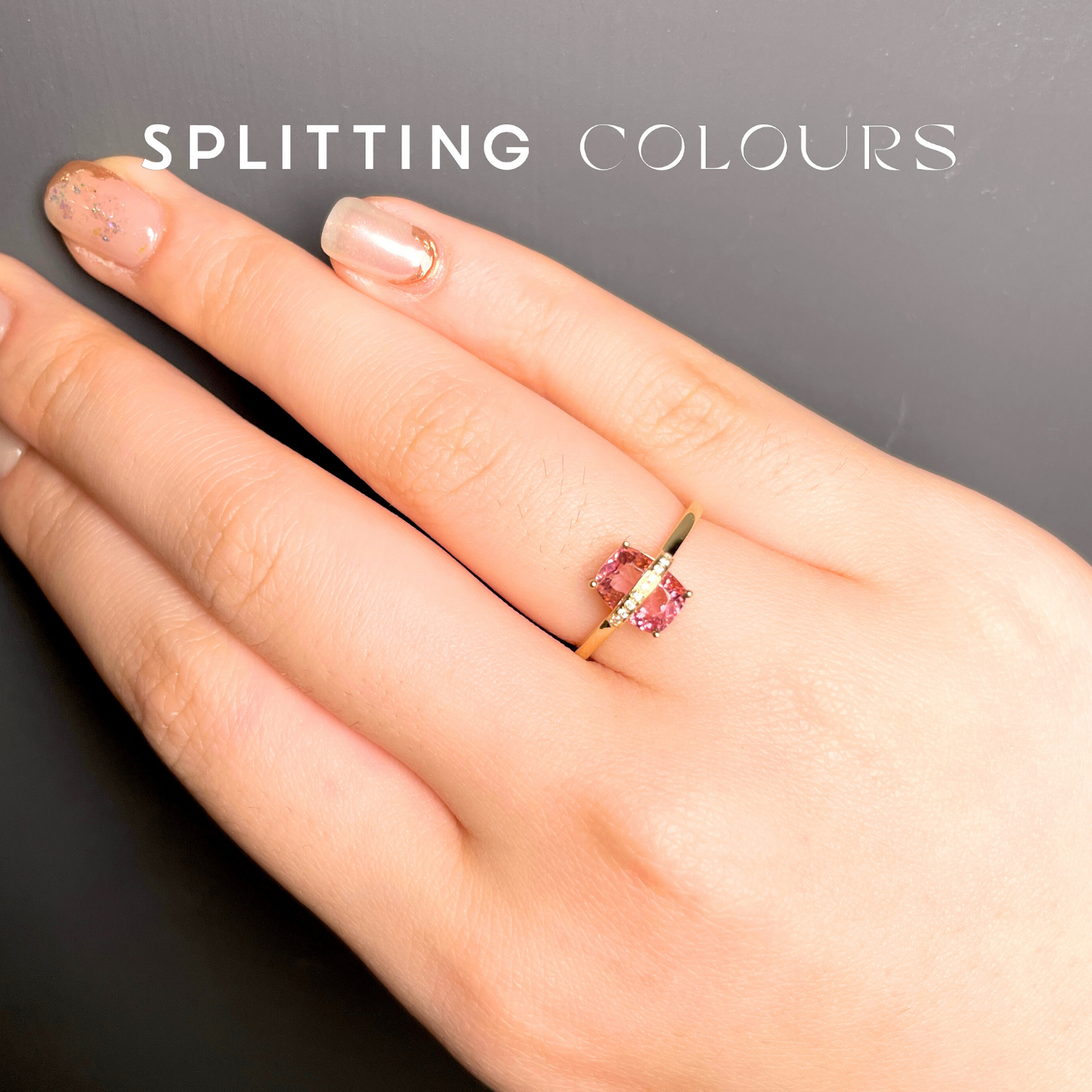 The Traverse Ring - 1.27ct Sweet Pink Tourmaline
