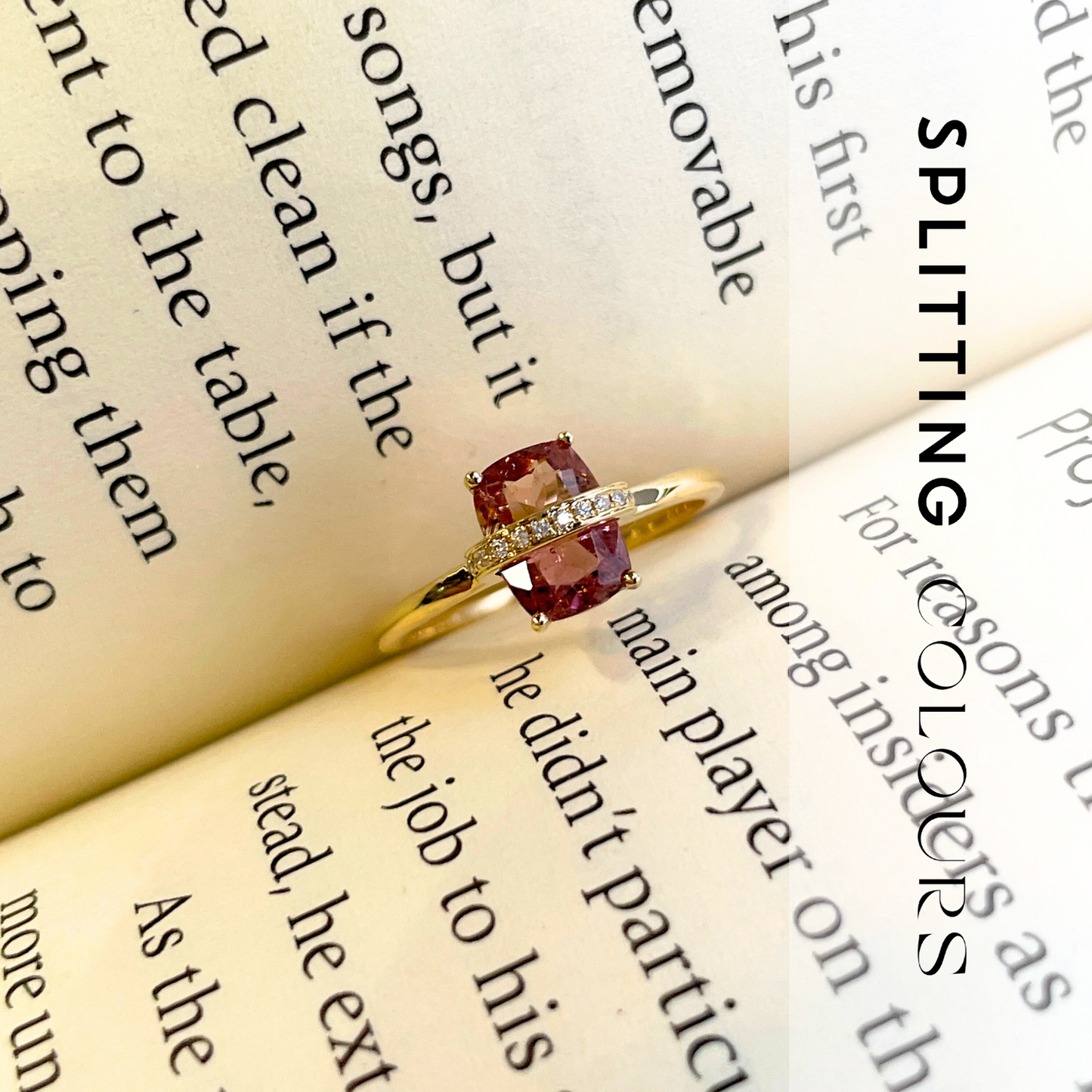 The Traverse Ring - 1.27ct Sweet Pink Tourmaline