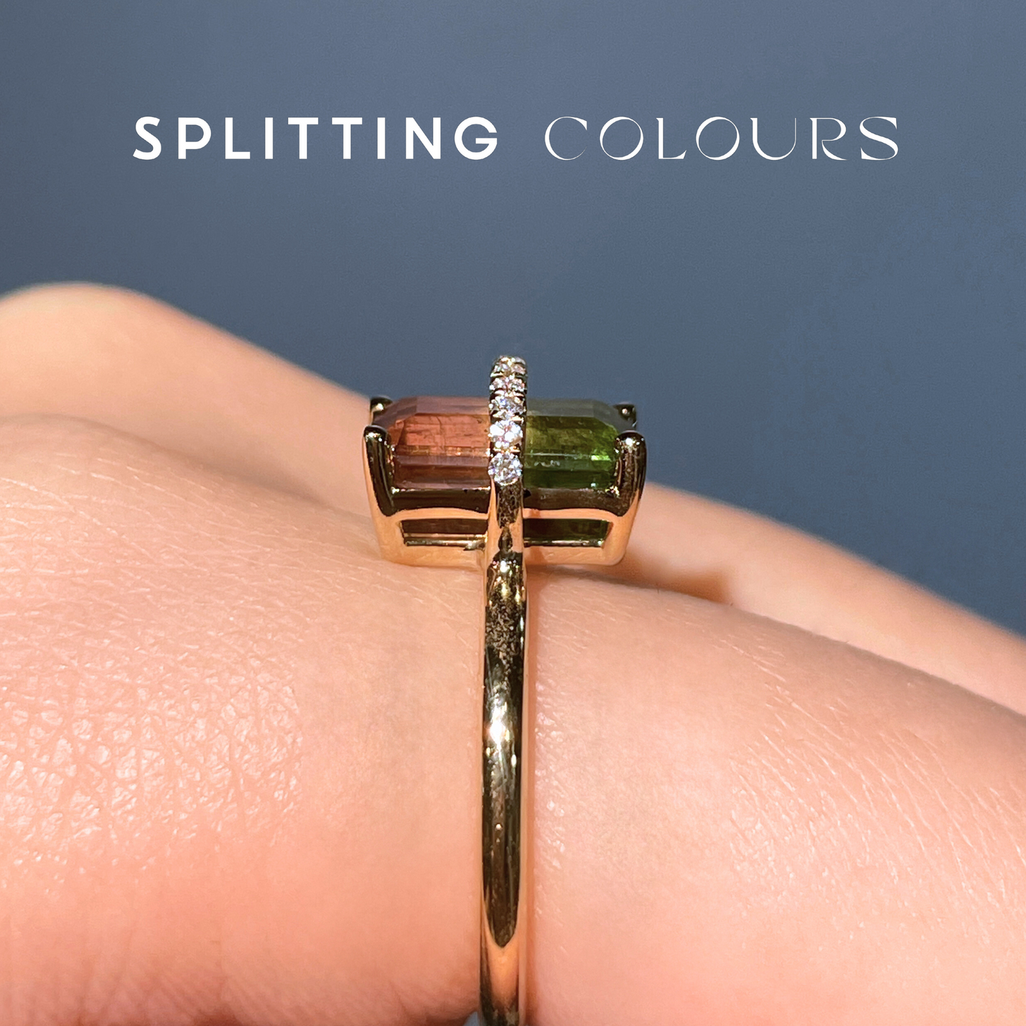 The Traverse Ring - 3.25ct Watermelon Tourmaline
