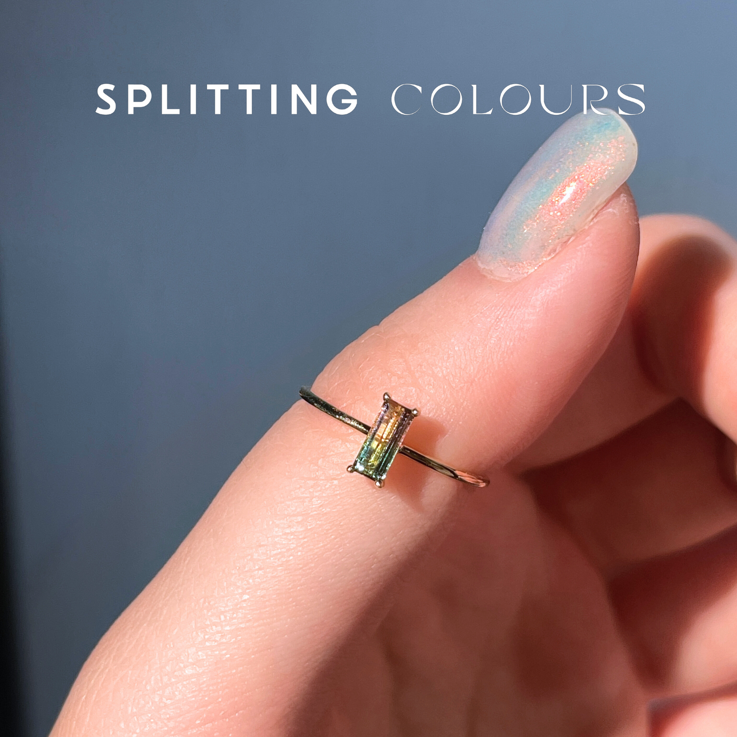 The Petite Ring - 0.34ct Watermelon Tourmaline