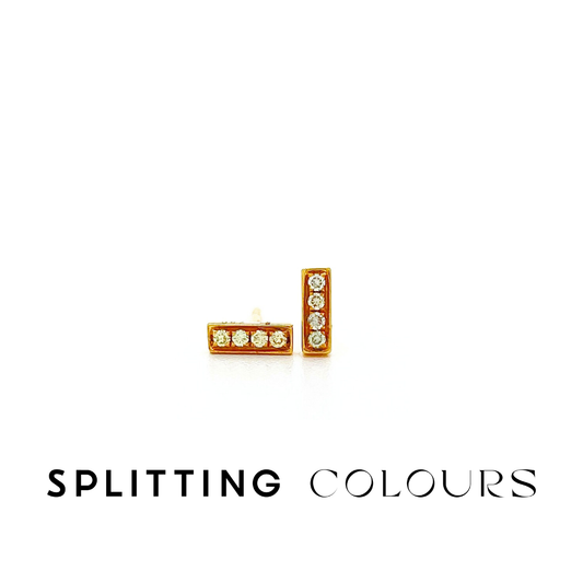 Beyond Tourmalines - 6x2 Diamond Earring