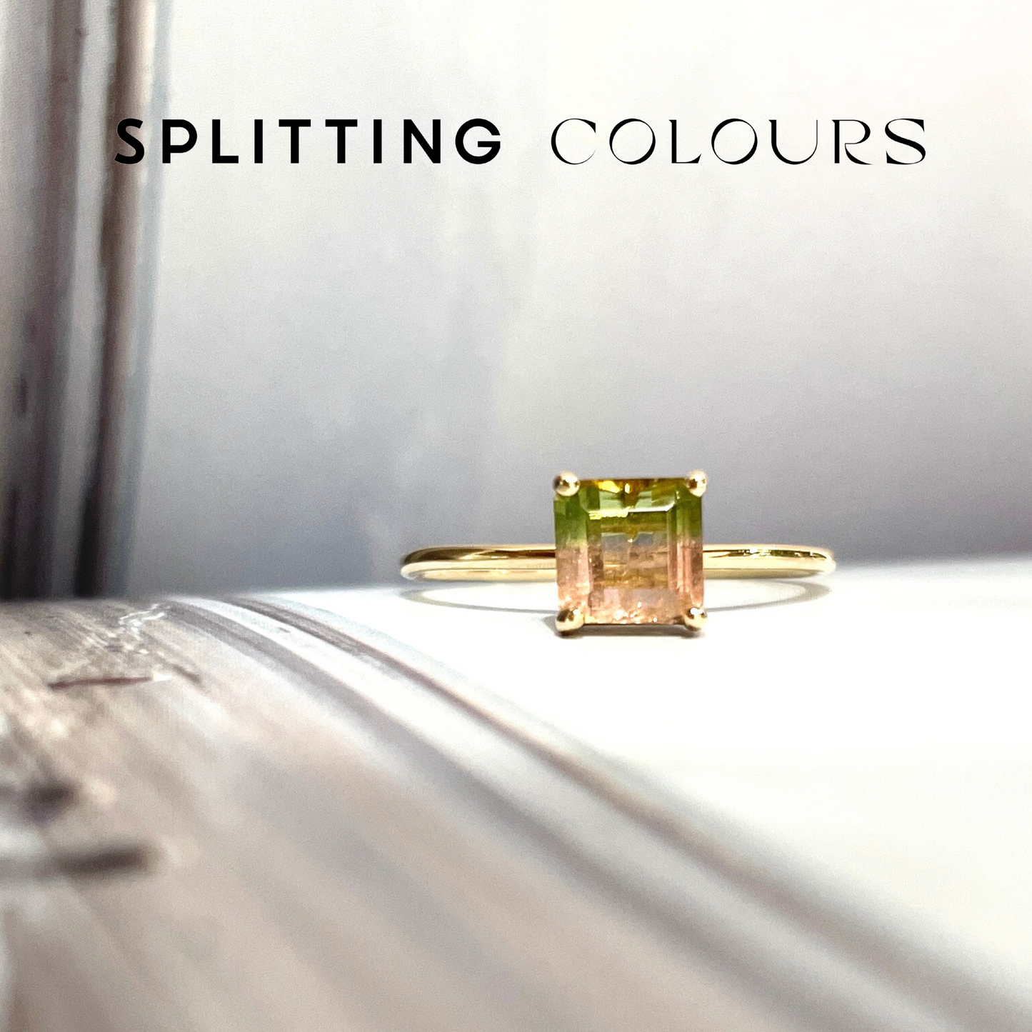 The Petite Ring - 0.64ct Watermelon Tourmaline