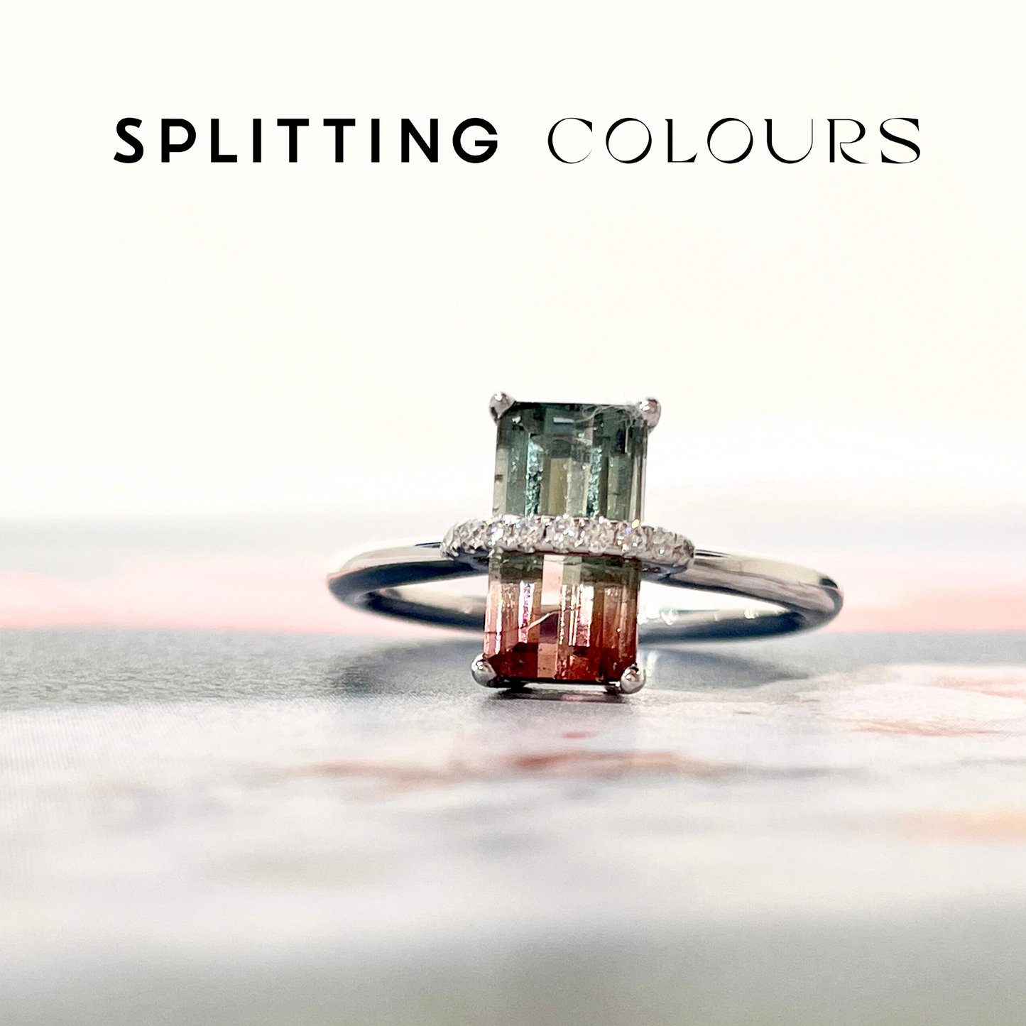 The Traverse Ring - 1.79ct Watermelon Tourmaline