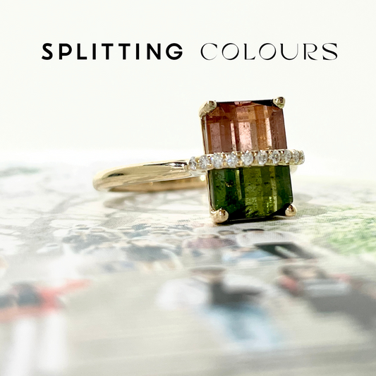 The Traverse Ring - 3.25ct Watermelon Tourmaline