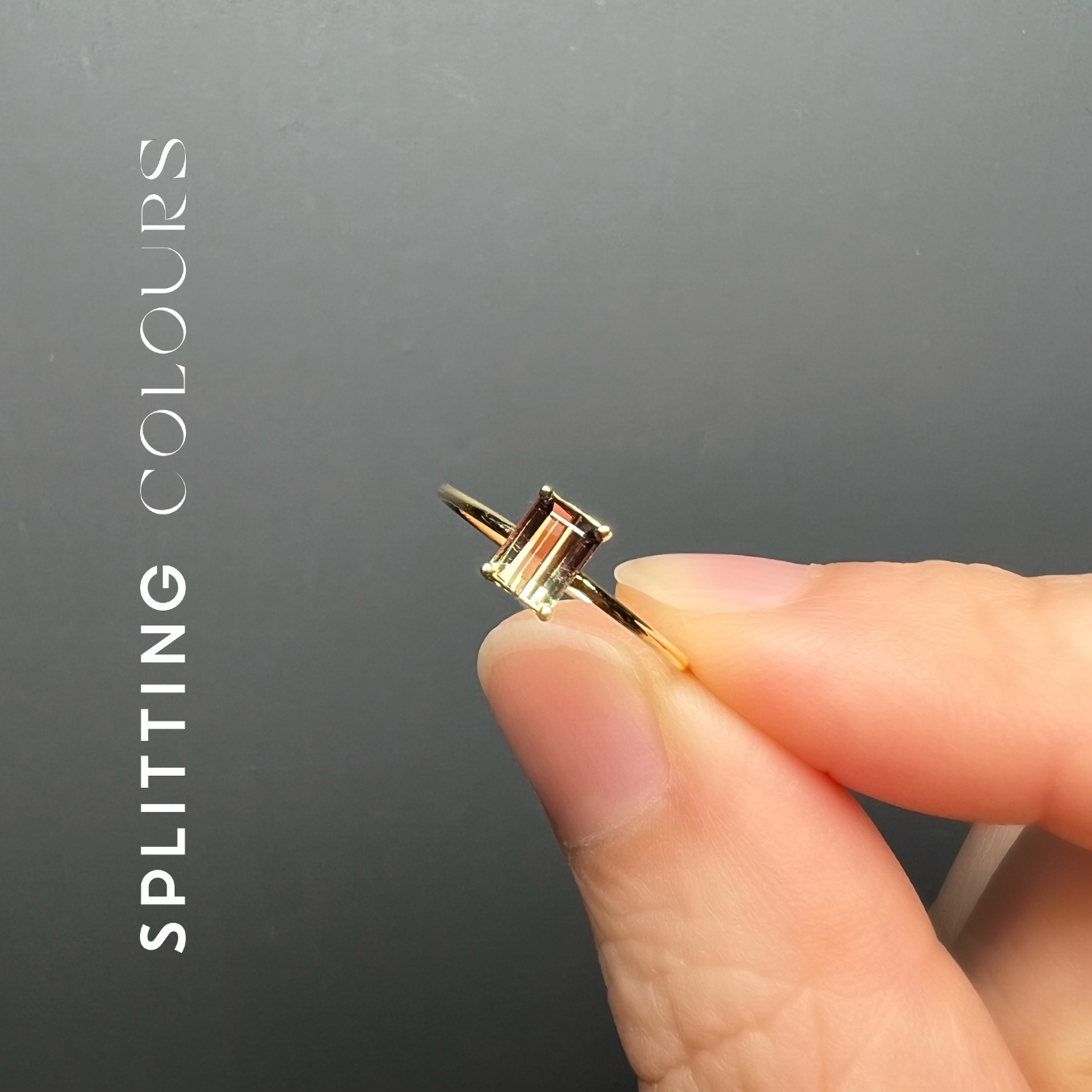 The Petite Ring - 0.38ct Sunset Tourmaline