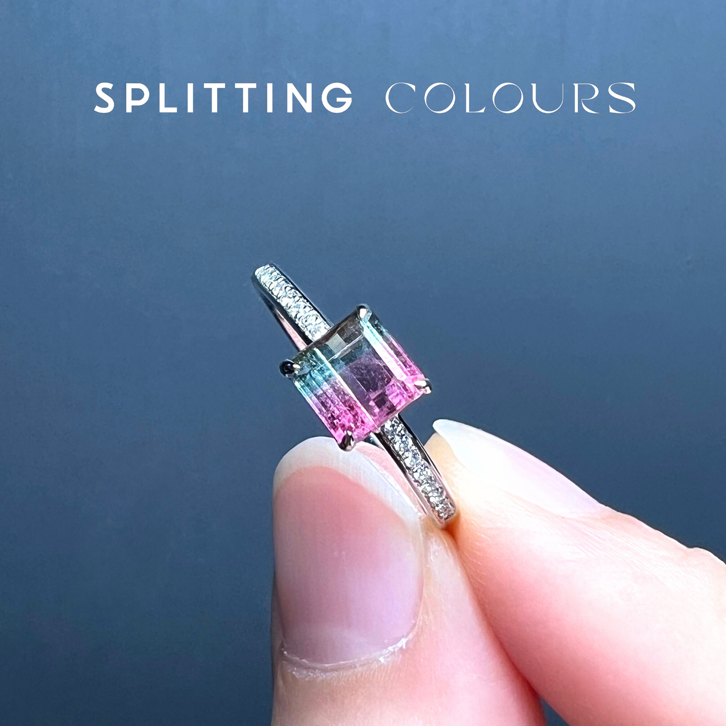 The Fusion Ring - 1.00ct Watermelon Tourmaline
