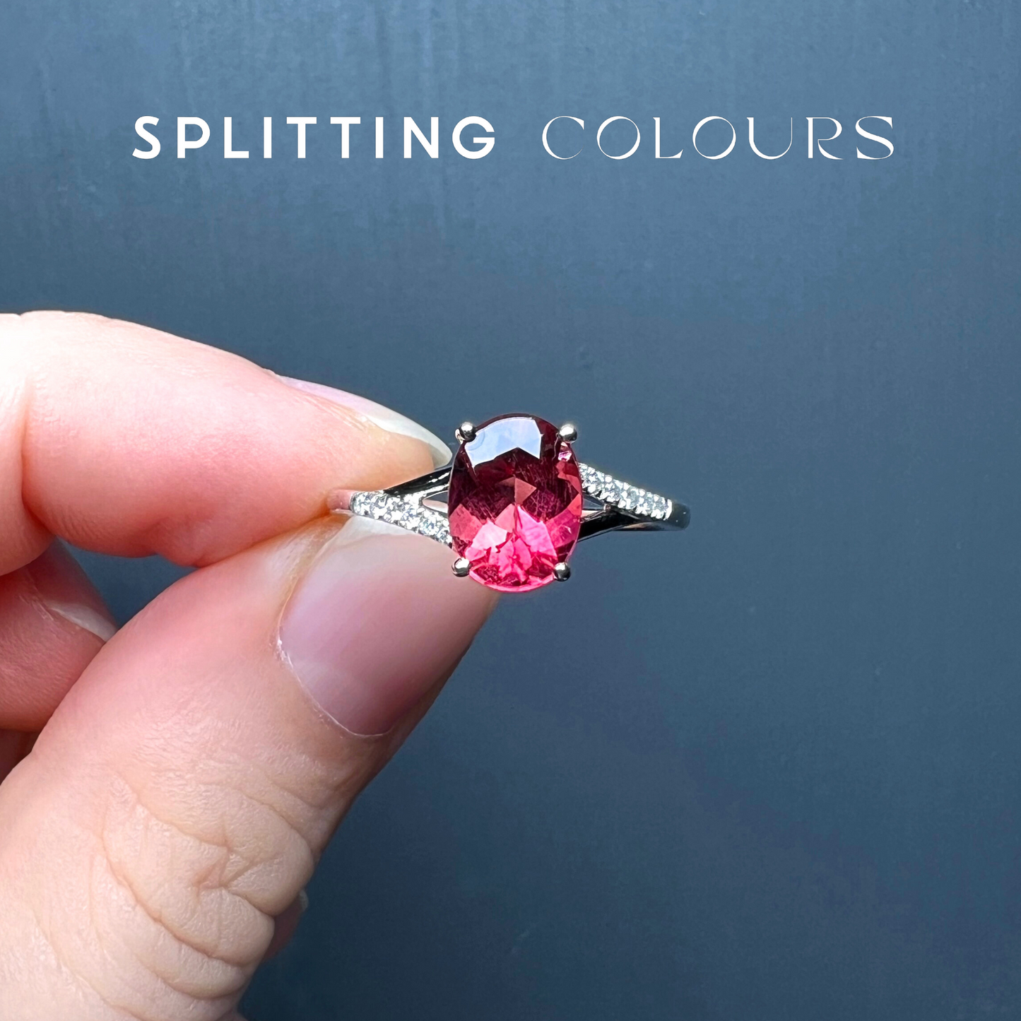 The Mono Ring - 1.25ct Rubellite