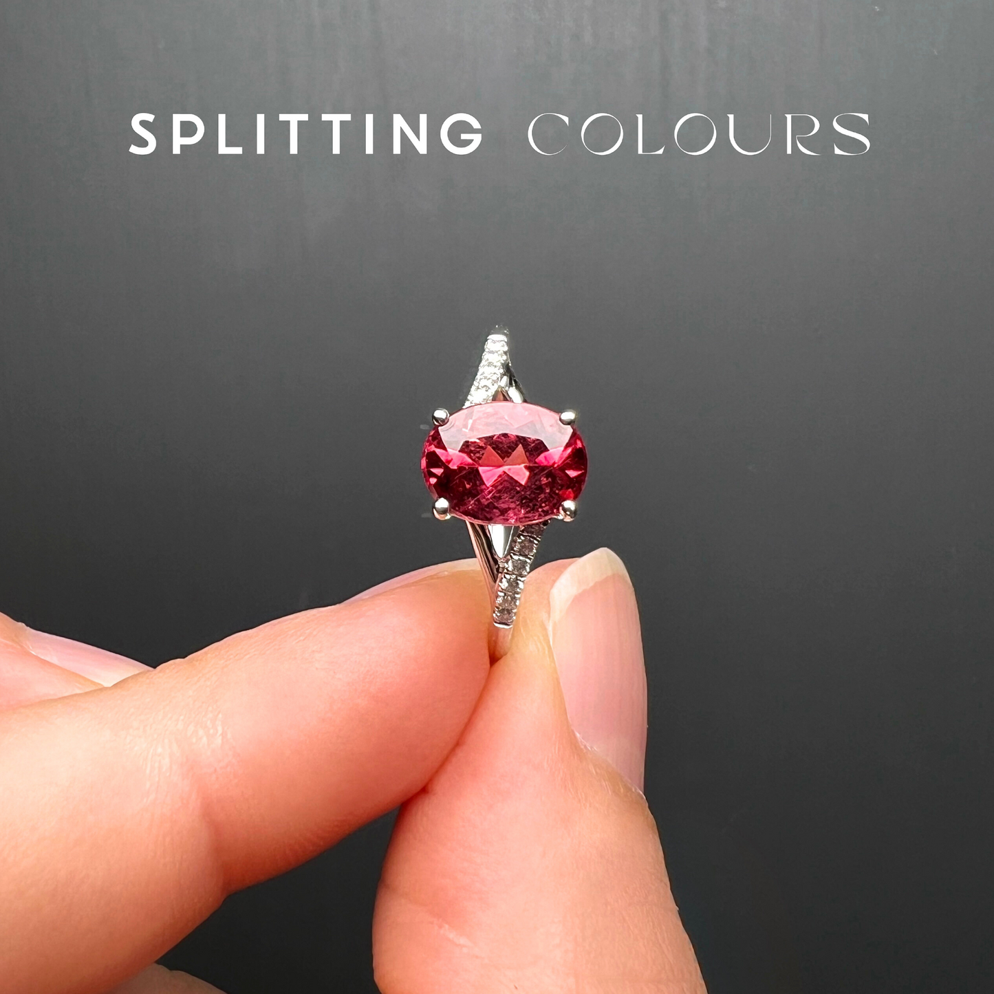 The Mono Ring - 1.25ct Rubellite