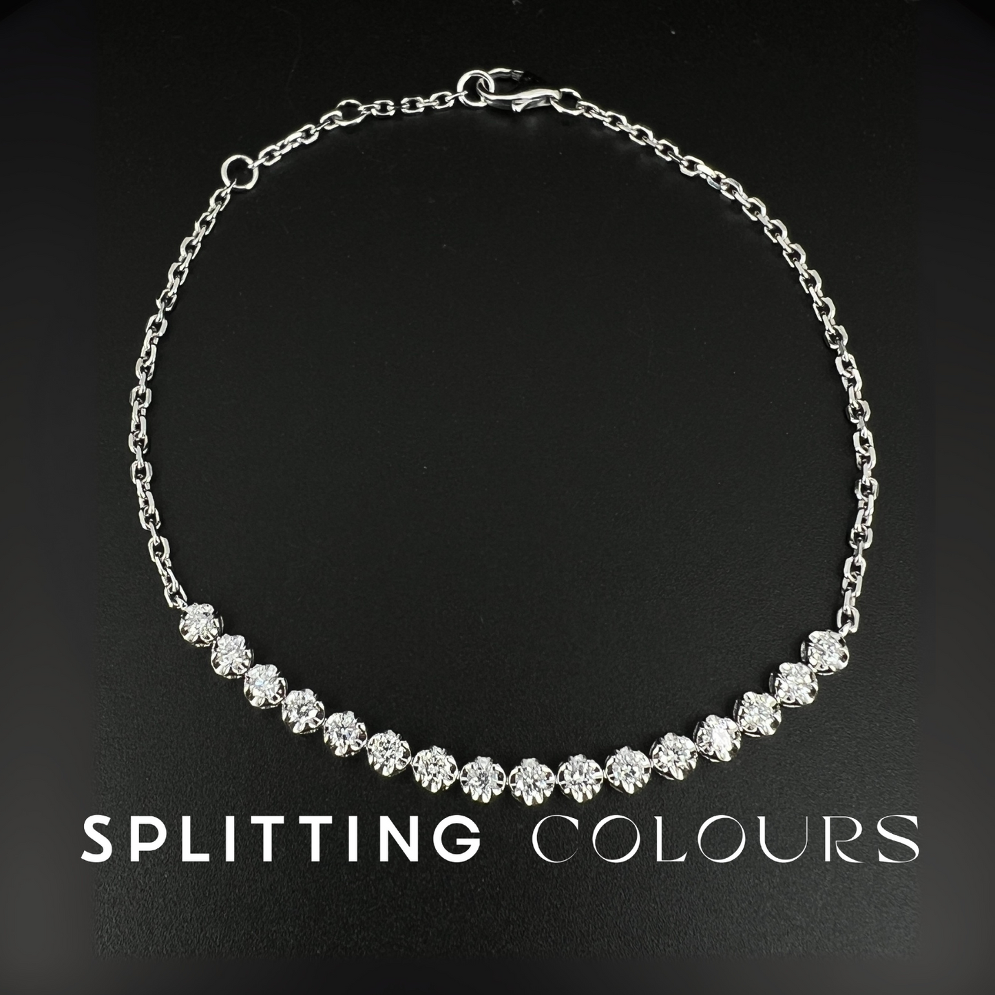 Beyond Tourmalines - Tennis Diamond Bracelet