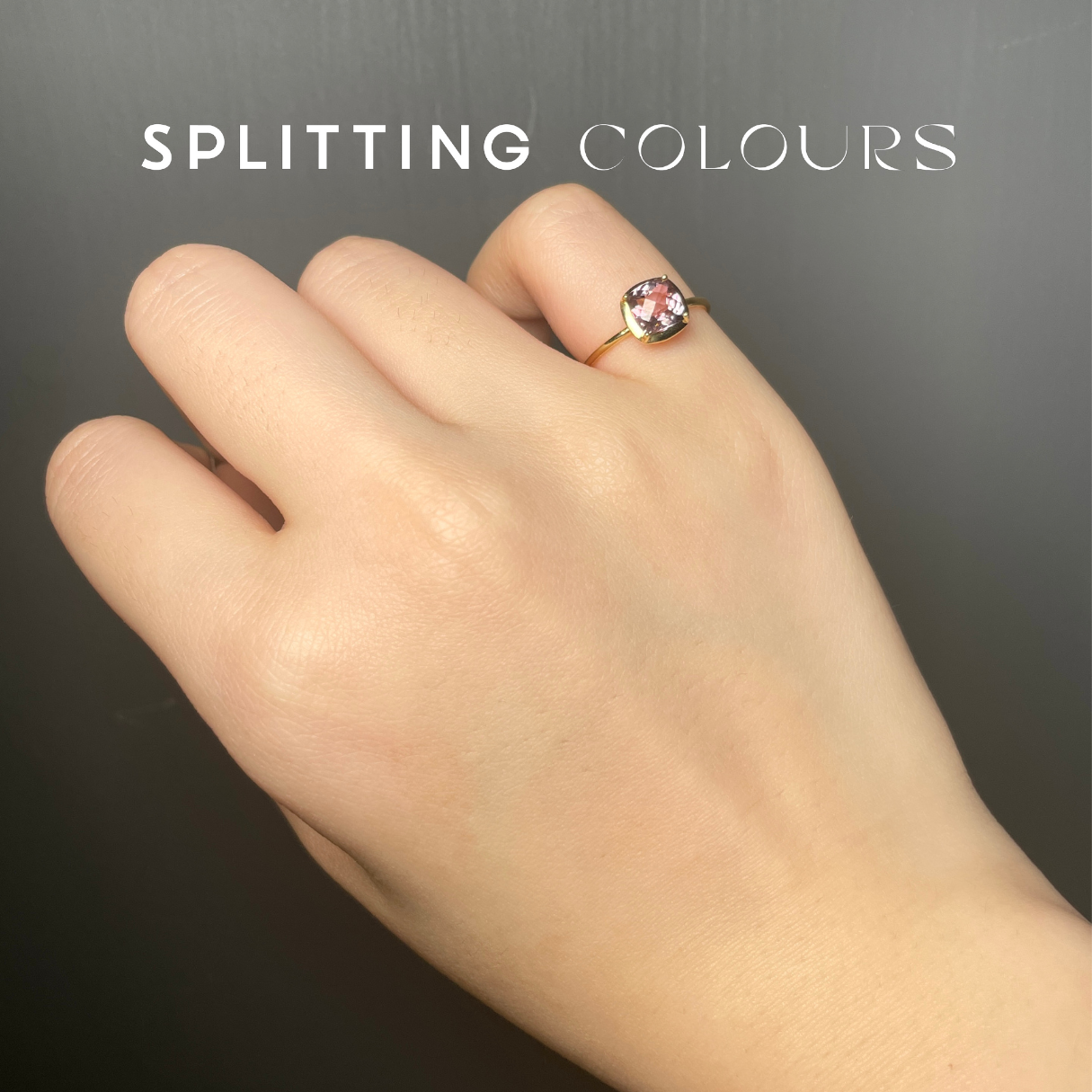 The Mono Stackable Ring - 1.08ct Light Pink Tourmaline