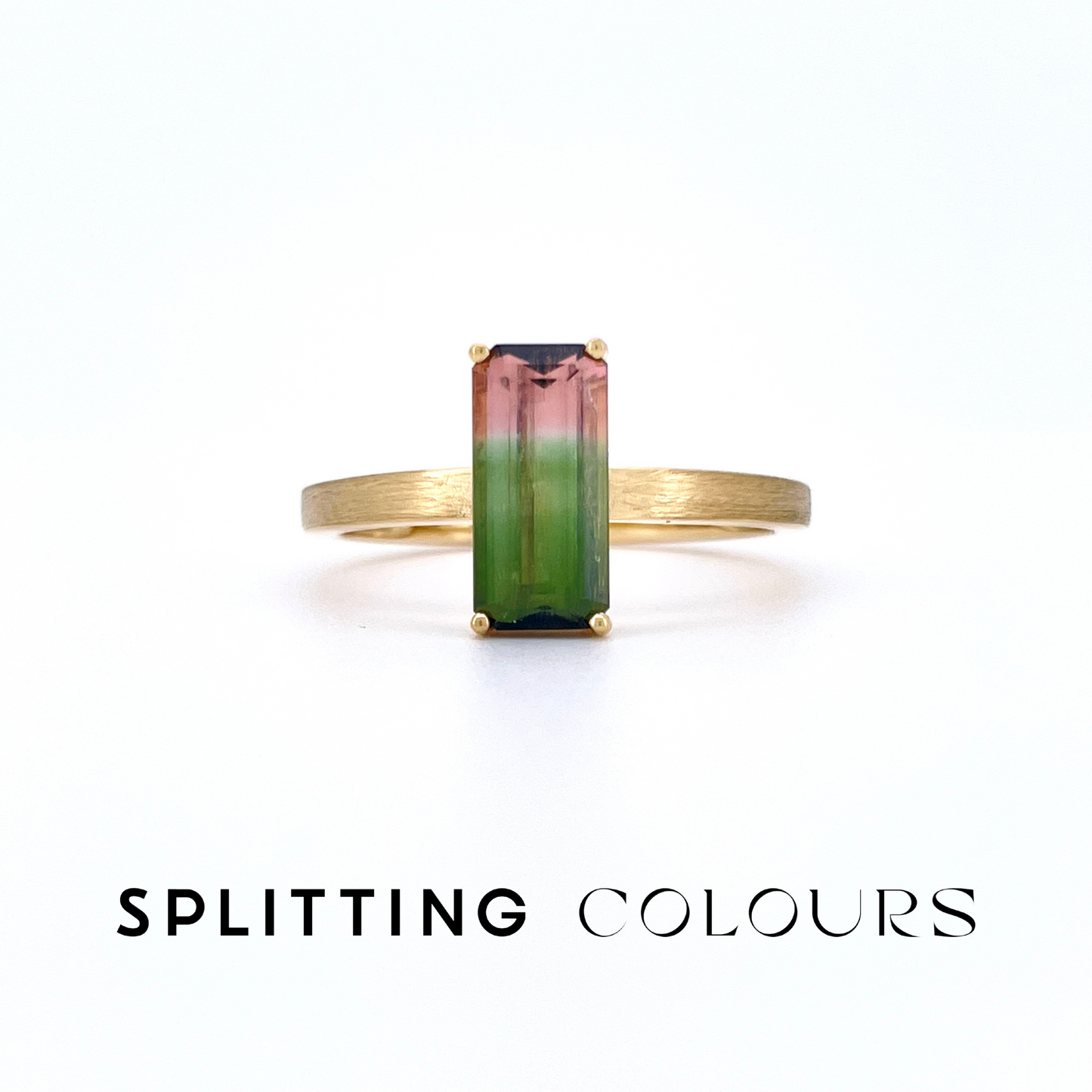 The Classic Ring - 1.26ct Watermelon Tourmaline