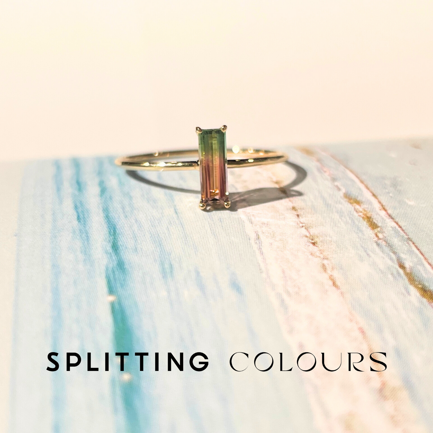 The Petite Ring - 0.34ct Watermelon Tourmaline