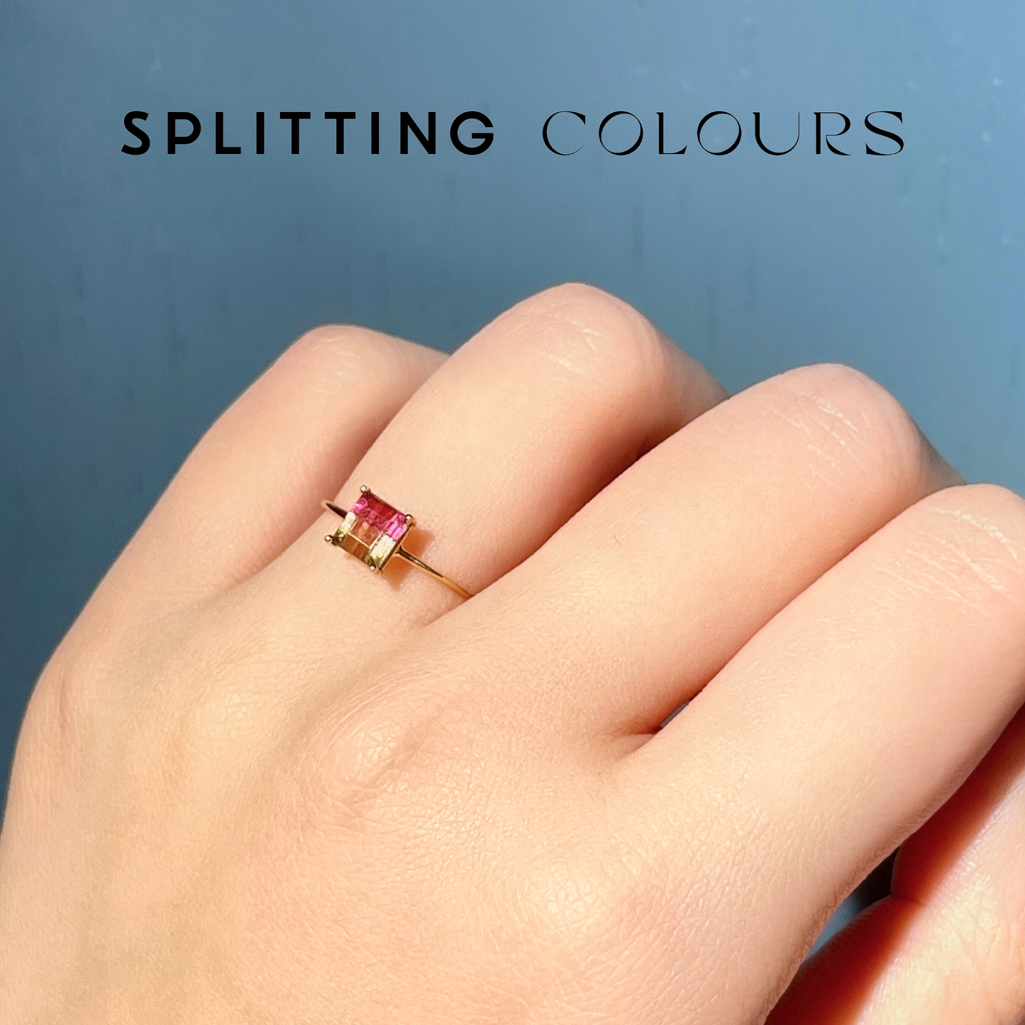 The Petite Ring - 0.79ct Watermelon Tourmaline