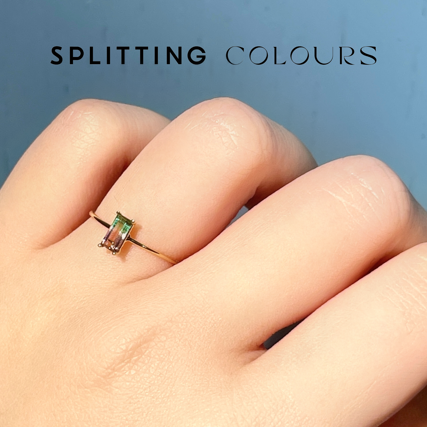 The Petite Ring - 0.32ct Watermelon Tourmaline