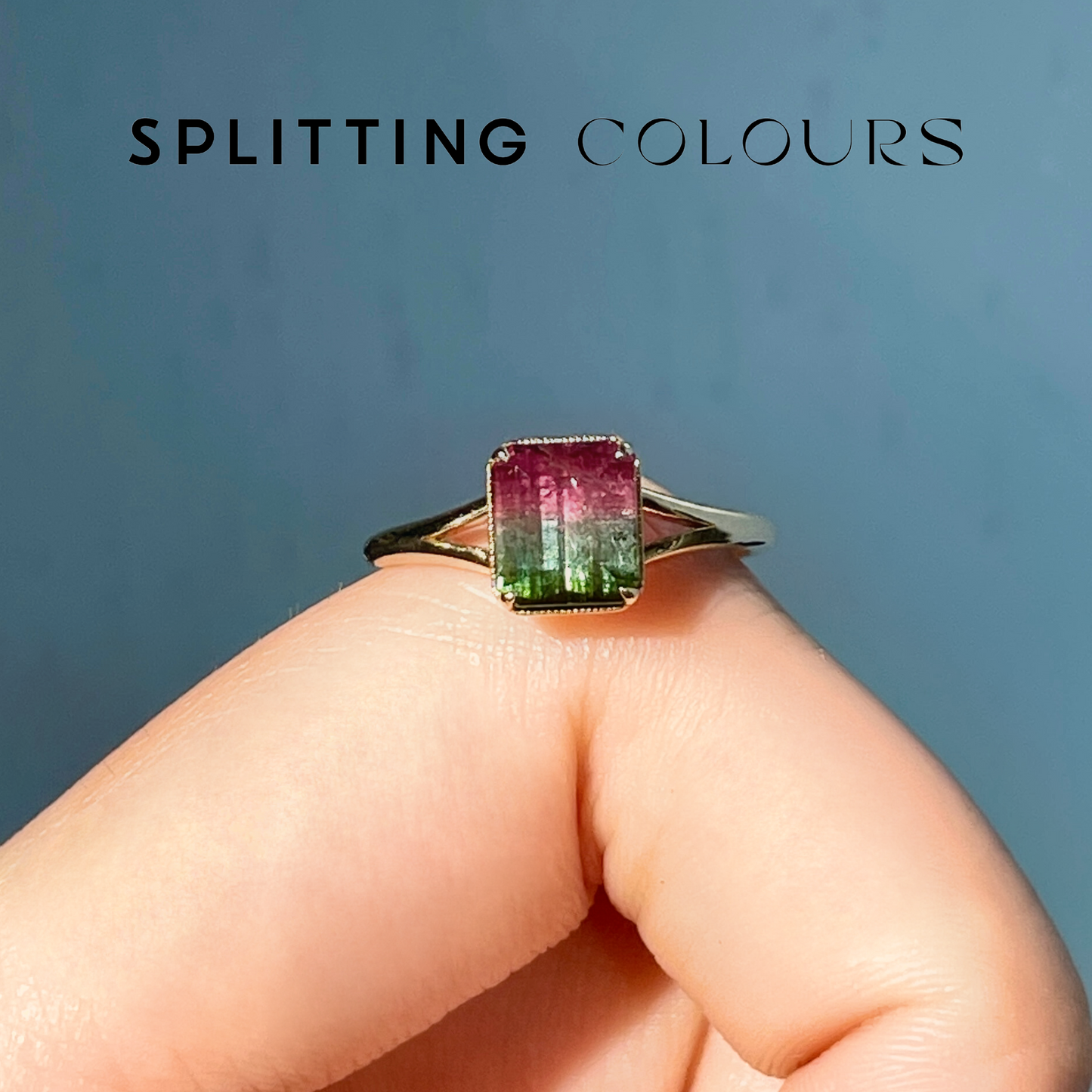 The Fusion Ring - 1.49ct Watermelon Tourmaline