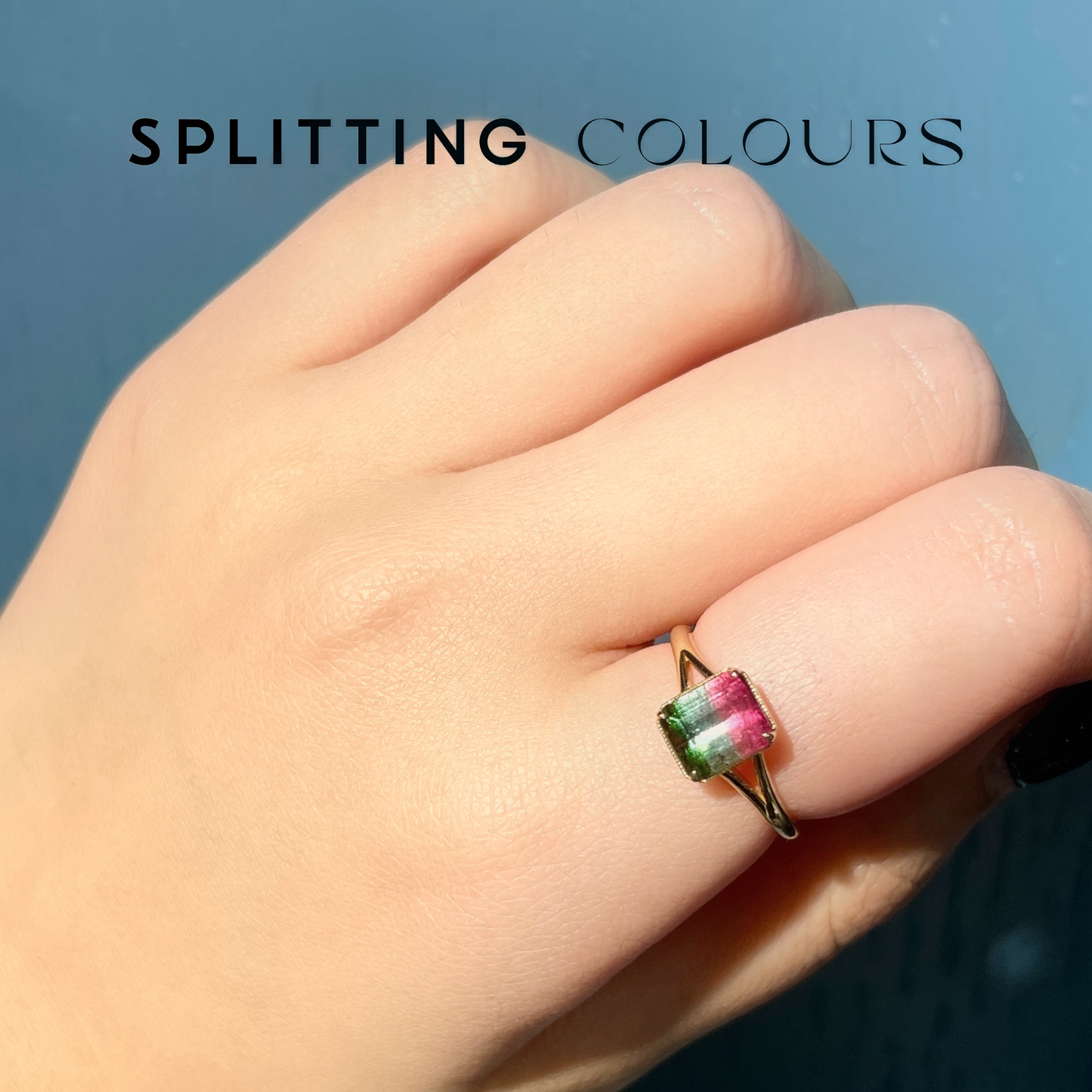 The Fusion Ring - 1.49ct Watermelon Tourmaline