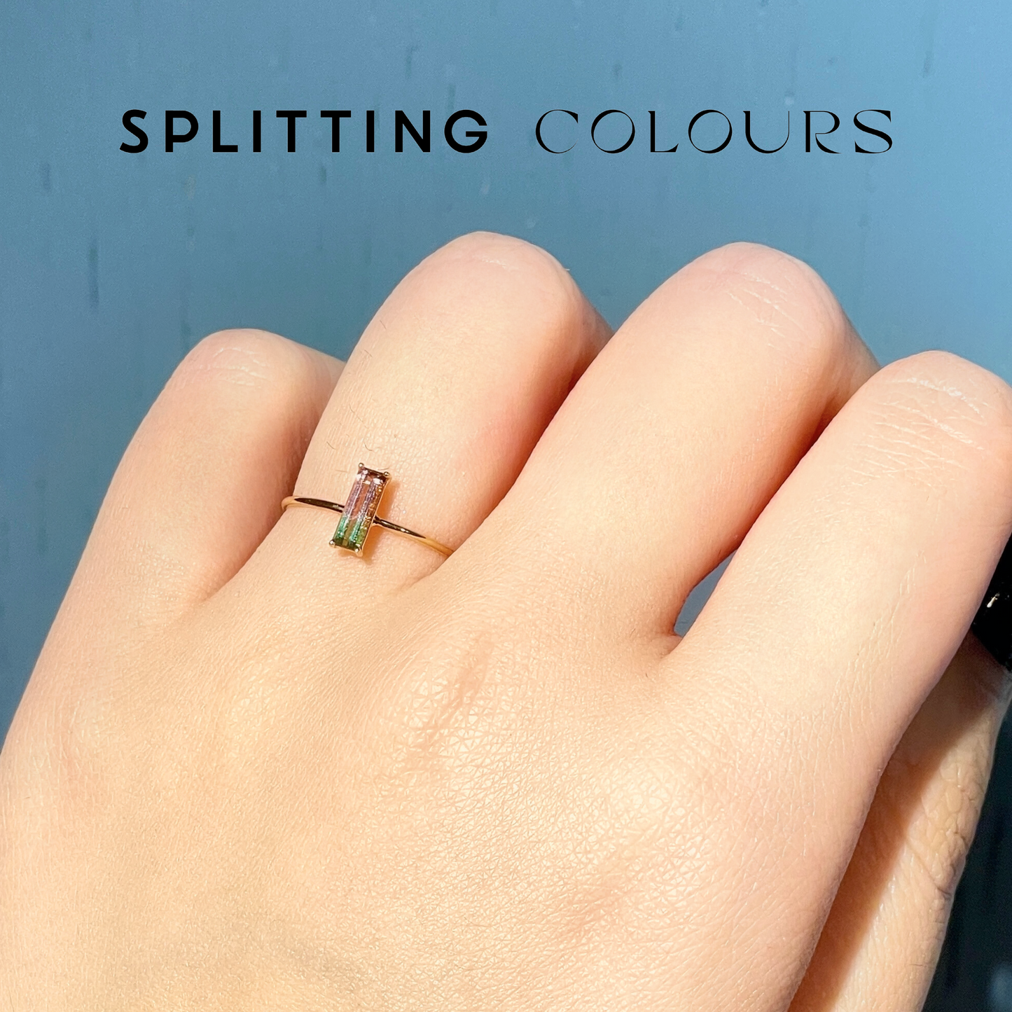 The Petite Ring - 0.34ct Watermelon Tourmaline