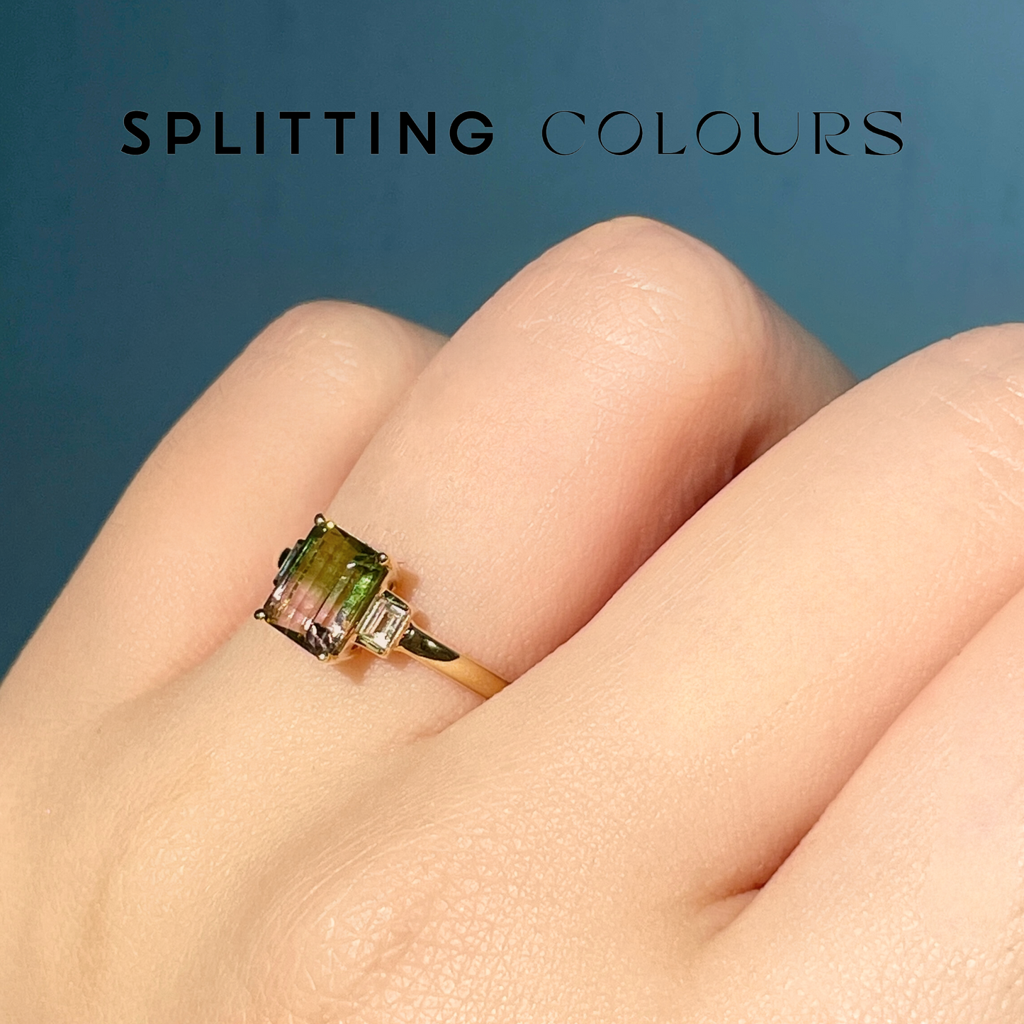 The Fusion Ring - 1.15ct Watermelon Tourmaline