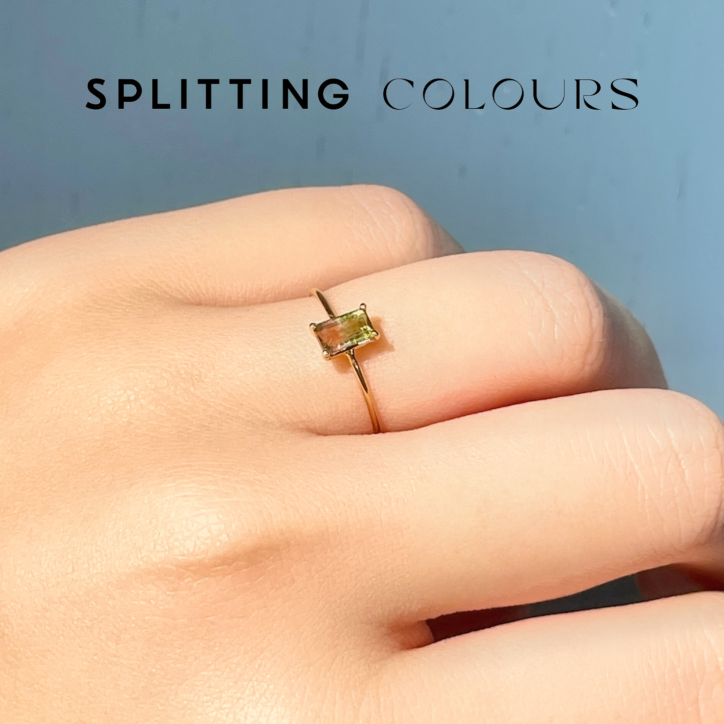 The Petite Ring - 0.43ct Watermelon Tourmaline