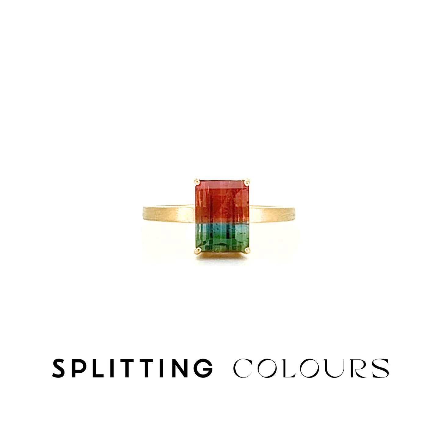 The Classic Ring - 2.10ct Watermelon Tourmaline