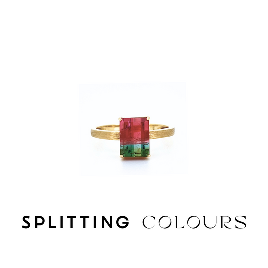 The Classic Ring - 2.16ct Watermelon Tourmaline