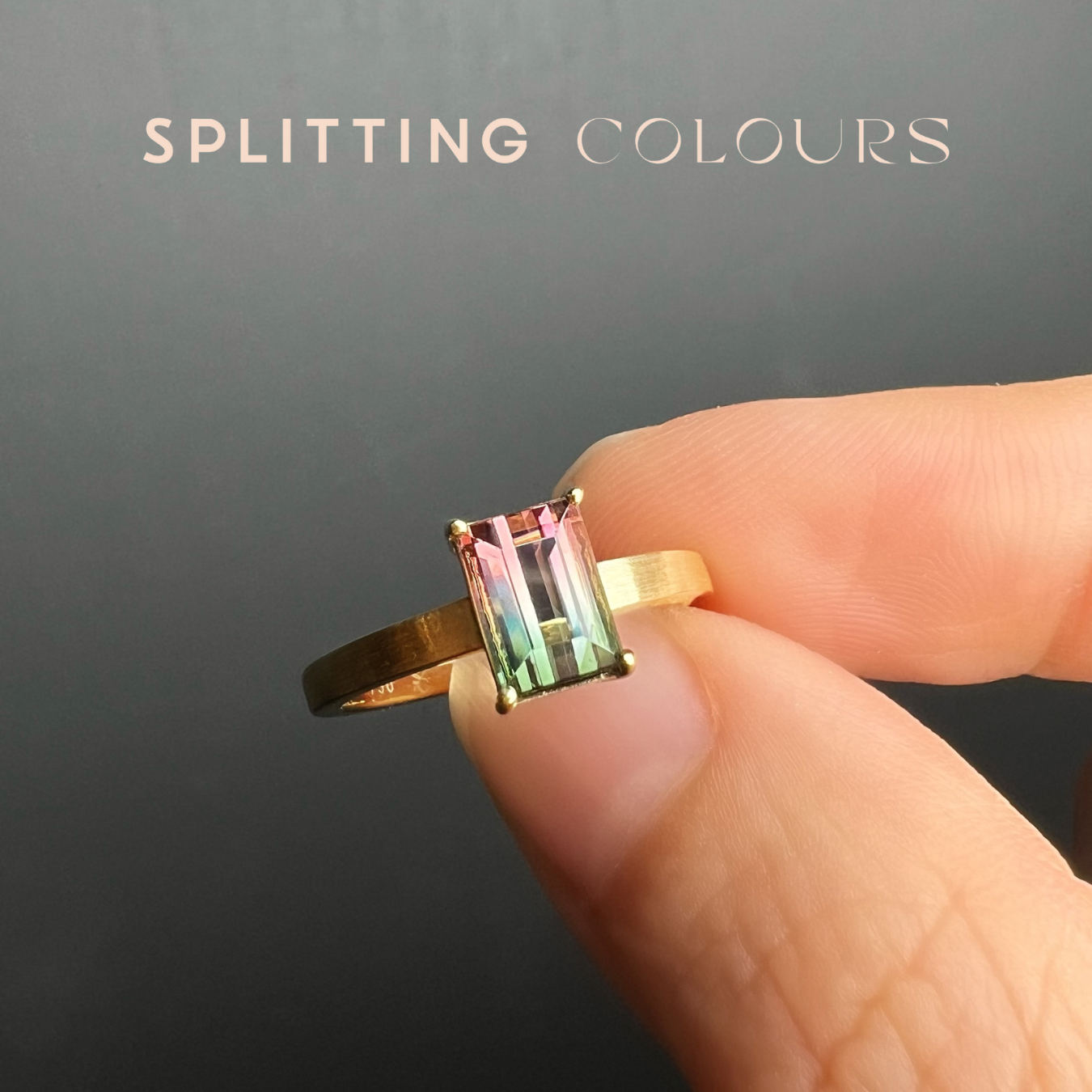 The Classic Ring - 1.17ct Watermelon Tourmaline