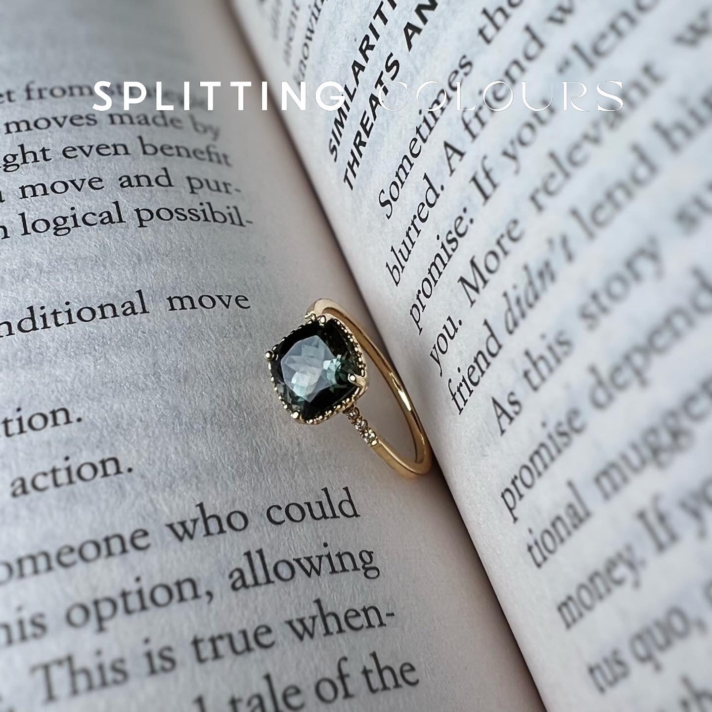 The Mono Ring - 1.94ct Dark Olive Tourmaline