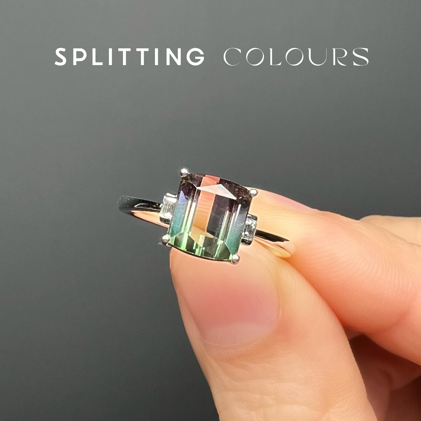 The Fusion Ring - 1.94ct Watermelon Tourmaline