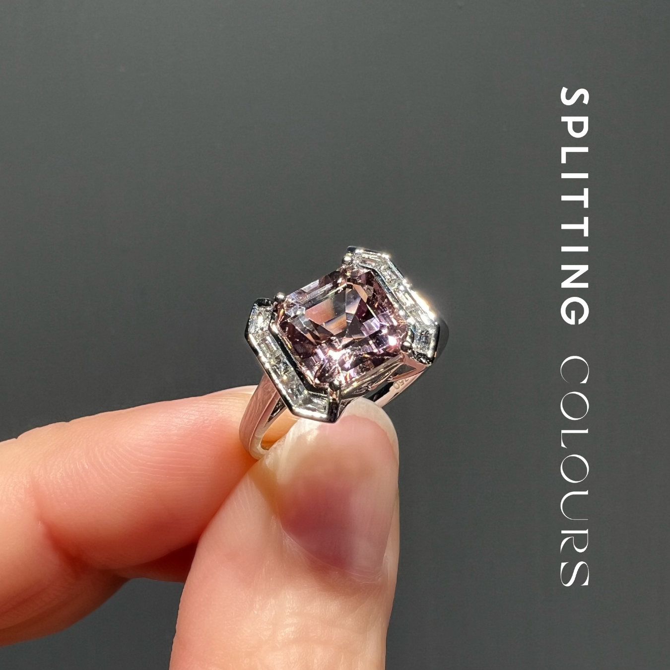 The Bracket Ring – 2.63ct Baby Pink Tourmaline