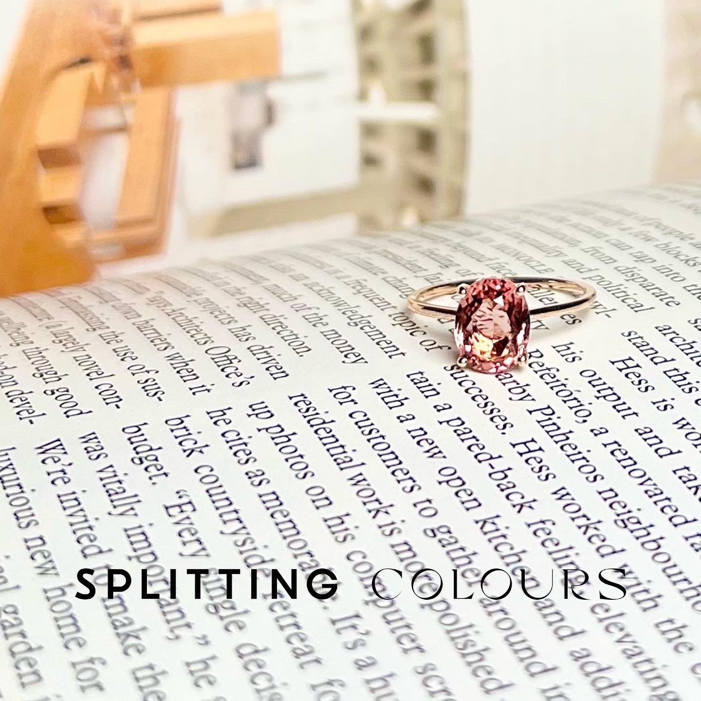 The Mono Ring - 2.29ct Sunset Tourmaline