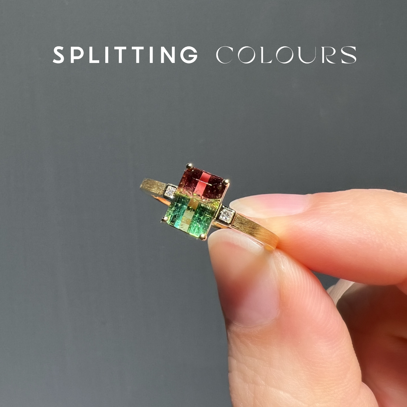 The Classic Ring - 1.34ct Watermelon Tourmaline